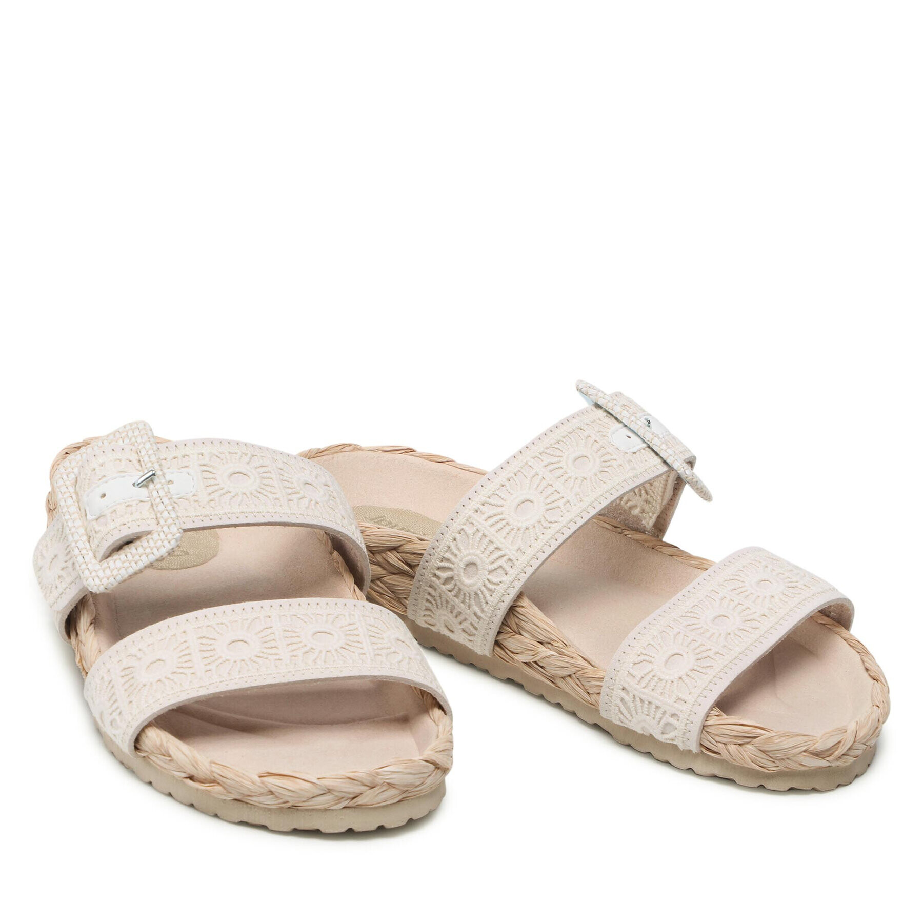 Desigual Чехли Aries Crochet 22SSHA05 Бежов - Pepit.bg