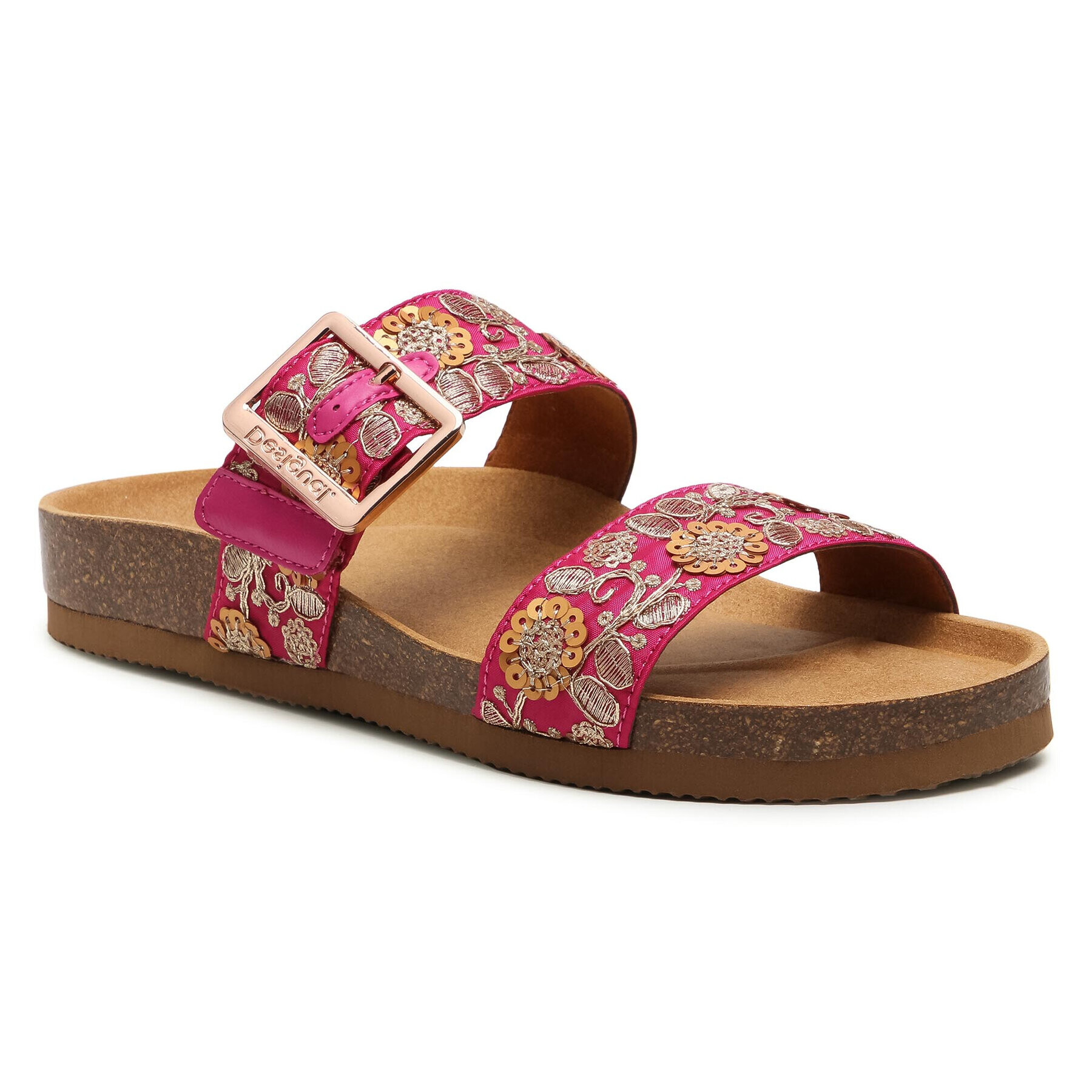 Desigual Чехли Aries Exotic 21SSHA10 Розов - Pepit.bg