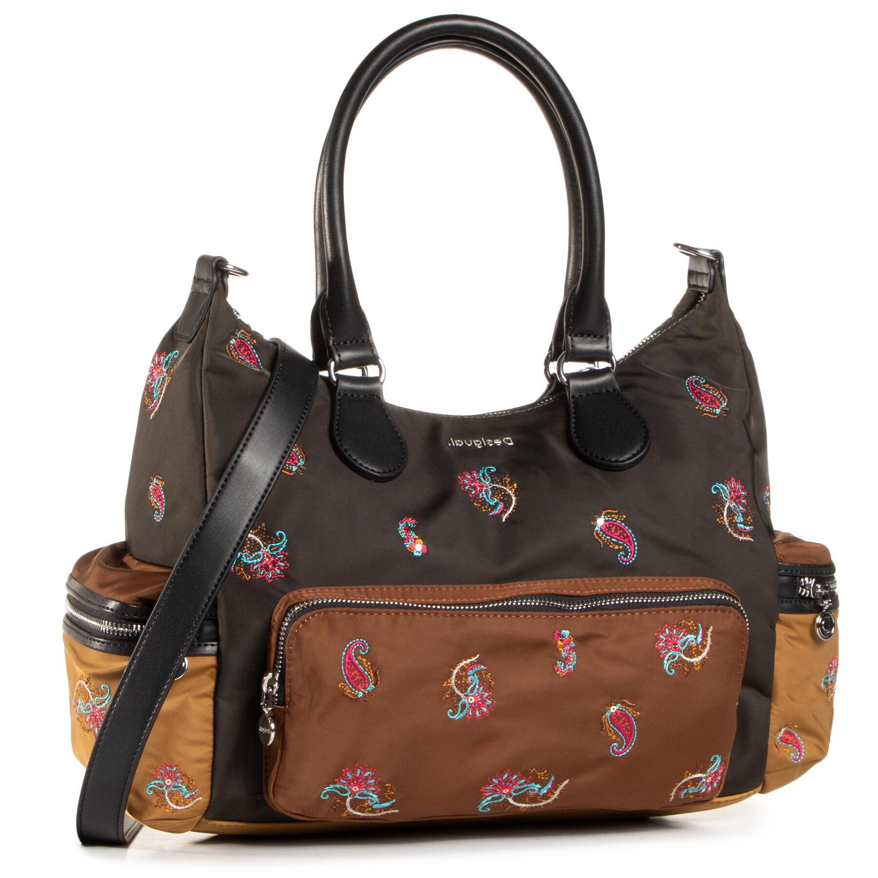 Desigual Дамска чанта 20WAXAA2 Кафяв - Pepit.bg