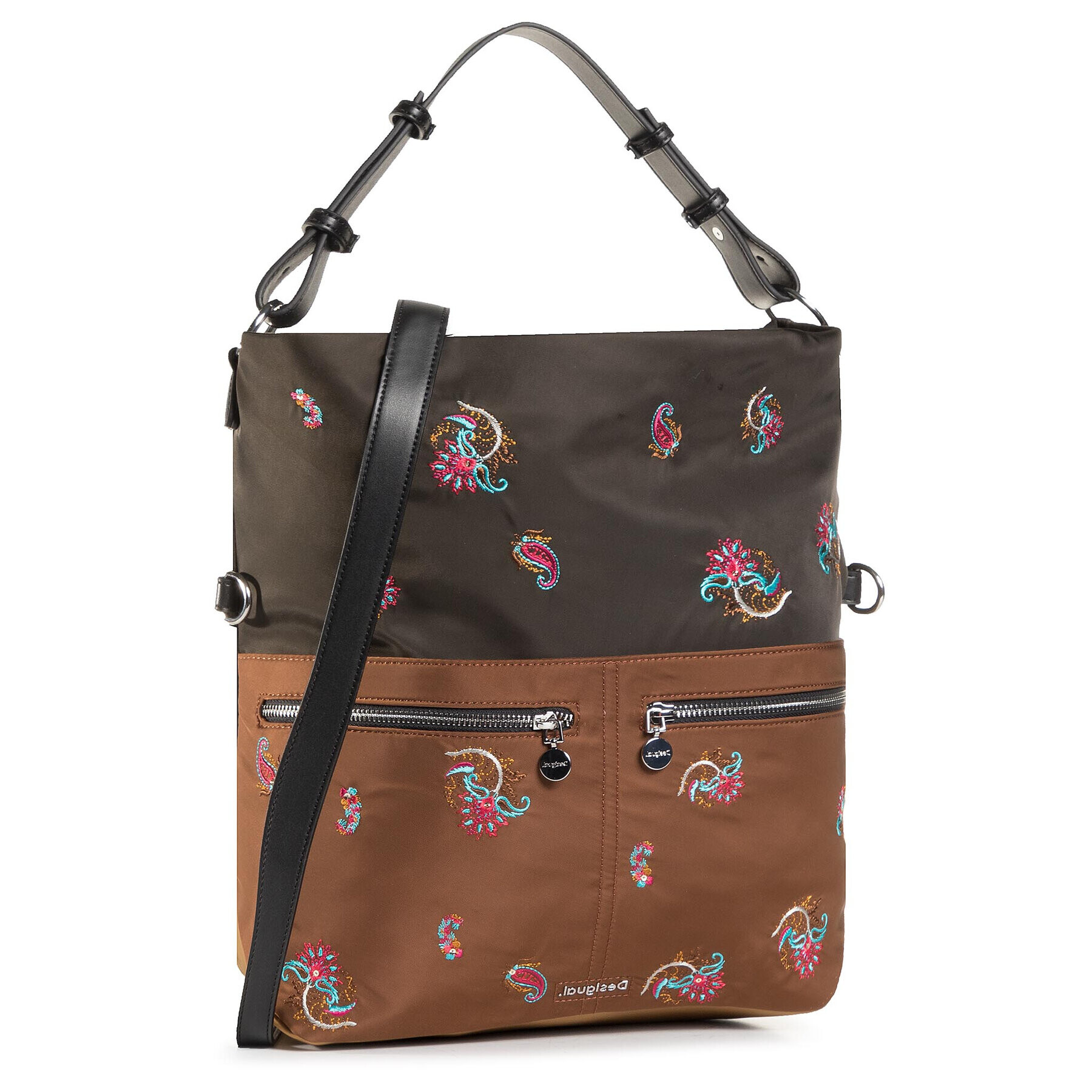 Desigual Дамска чанта 20WAXAA4 Кафяв - Pepit.bg