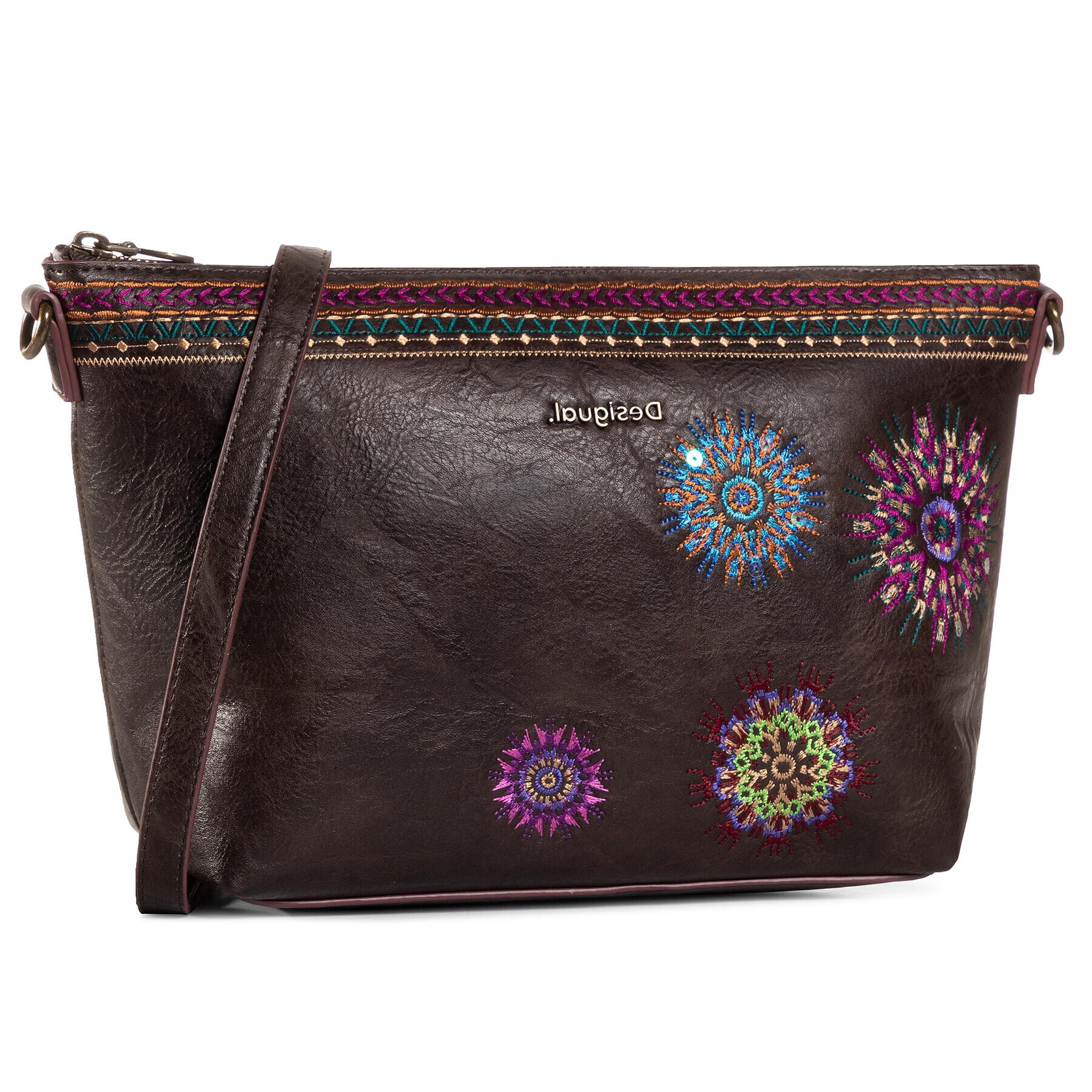Desigual Дамска чанта 20WAXPAN Кафяв - Pepit.bg