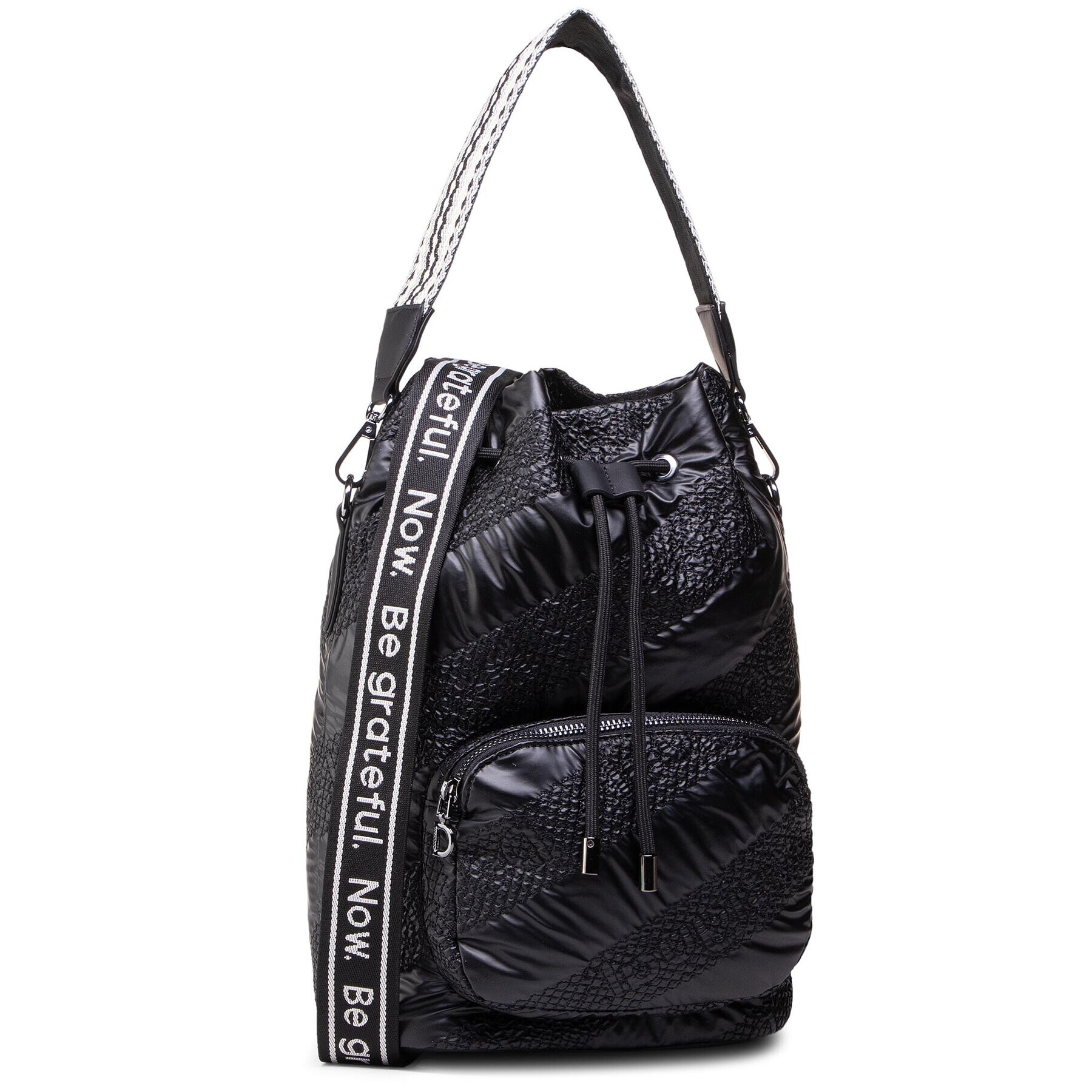 Desigual Дамска чанта 21SAXA23 Черен - Pepit.bg