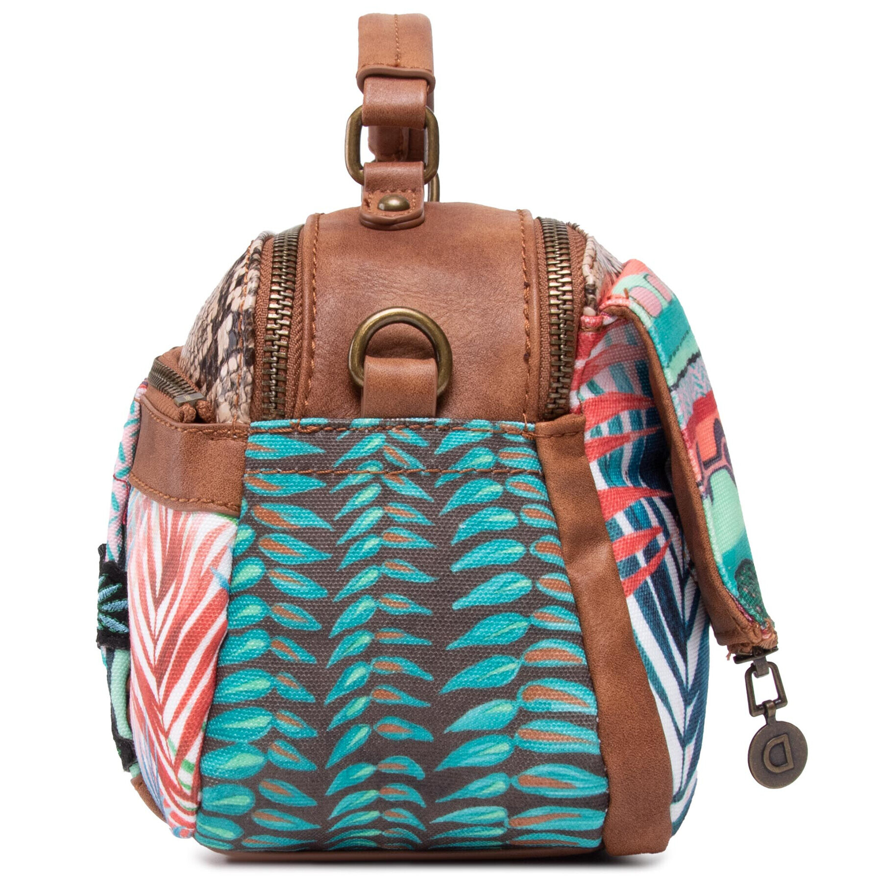 Desigual Дамска чанта 21SAXA64 Кафяв - Pepit.bg