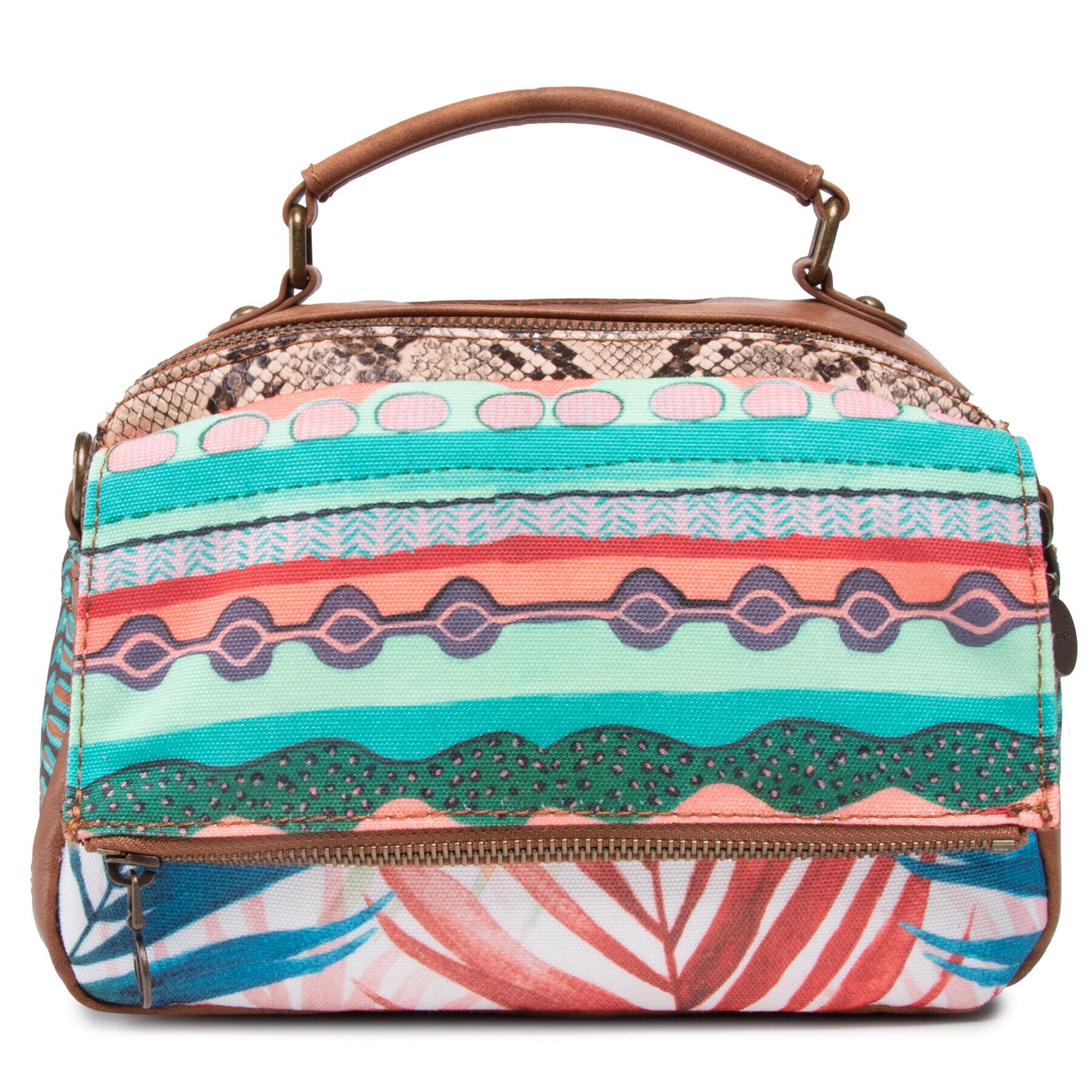 Desigual Дамска чанта 21SAXA64 Кафяв - Pepit.bg