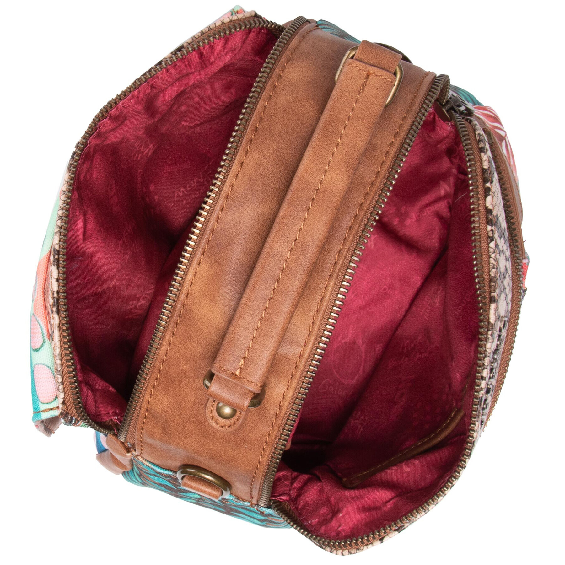 Desigual Дамска чанта 21SAXA64 Кафяв - Pepit.bg