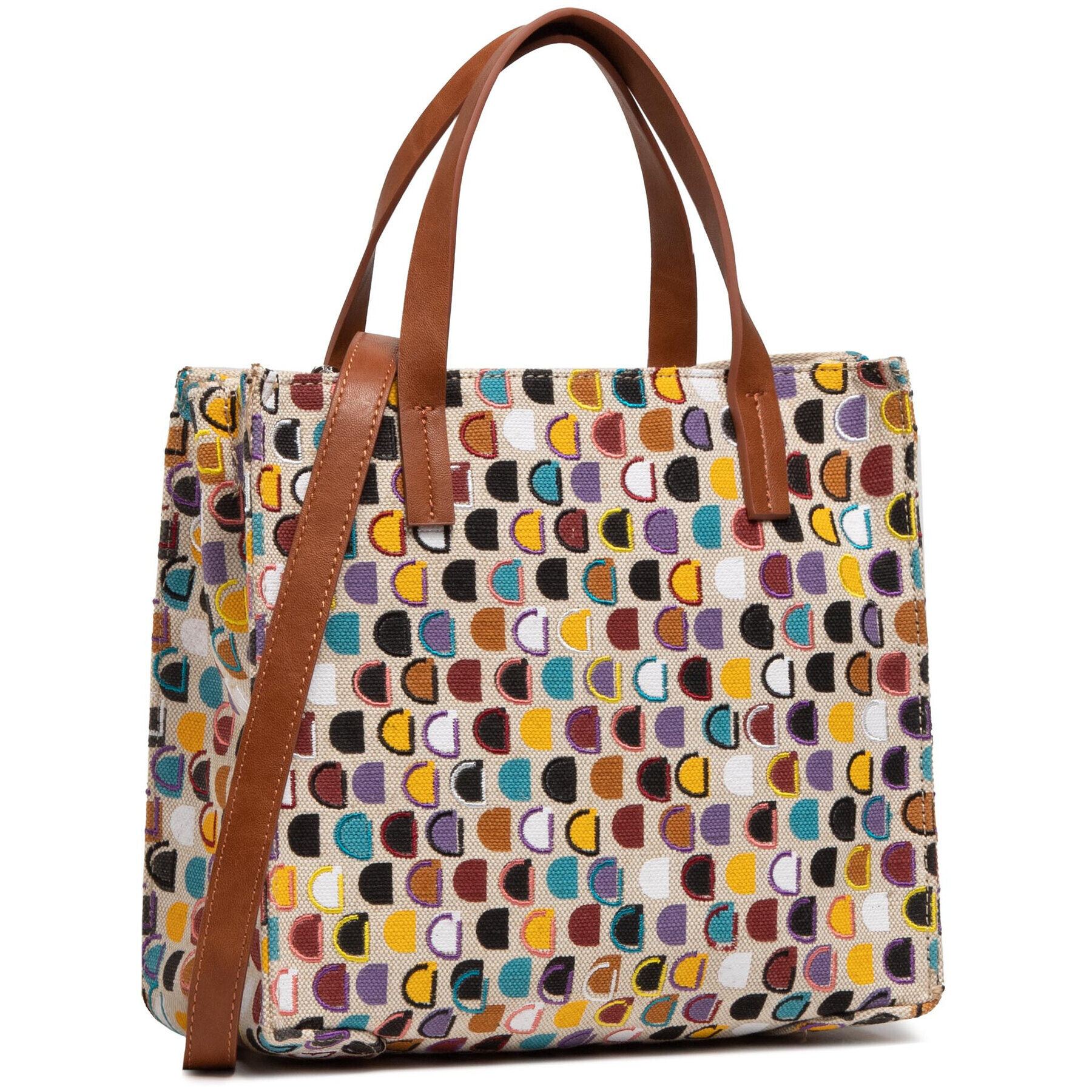 Desigual Дамска чанта 21SAXA85 Бежов - Pepit.bg
