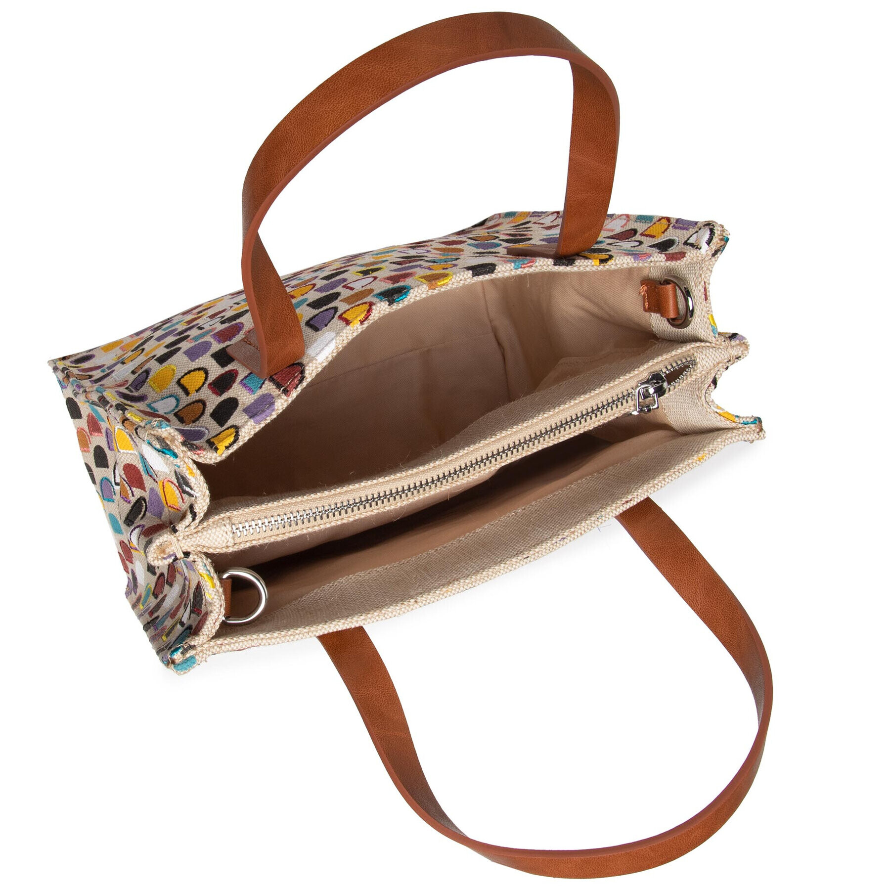 Desigual Дамска чанта 21SAXA85 Бежов - Pepit.bg