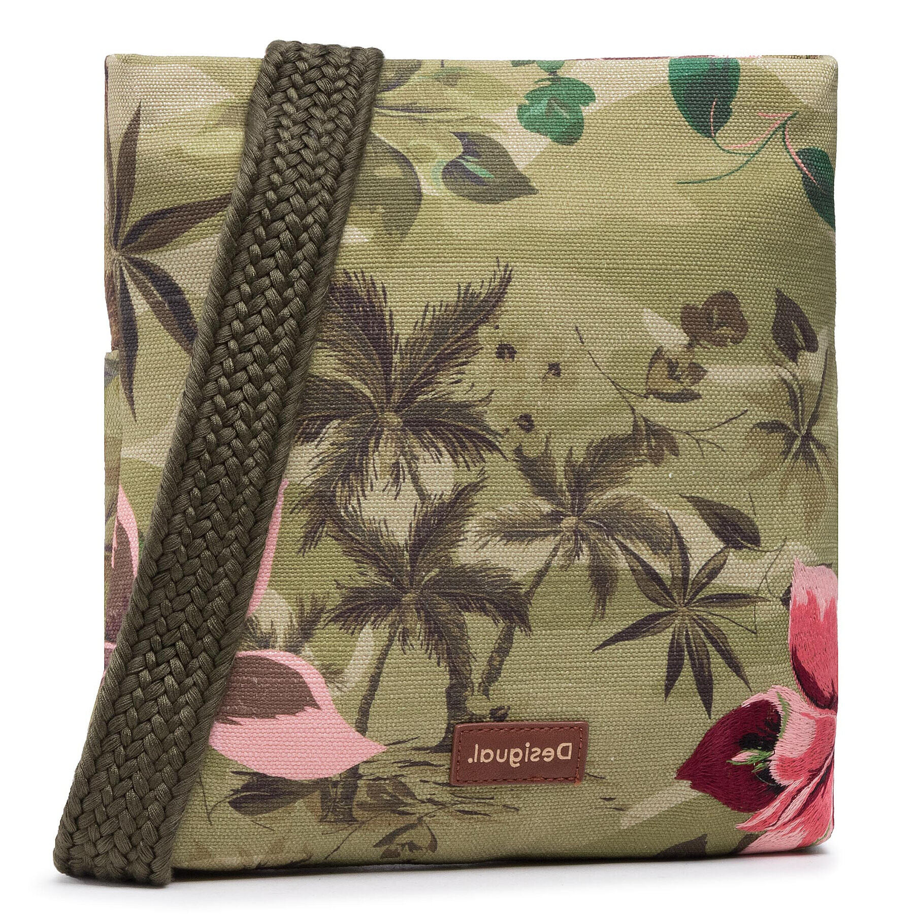 Desigual Дамска чанта 21SAXAAH Зелен - Pepit.bg
