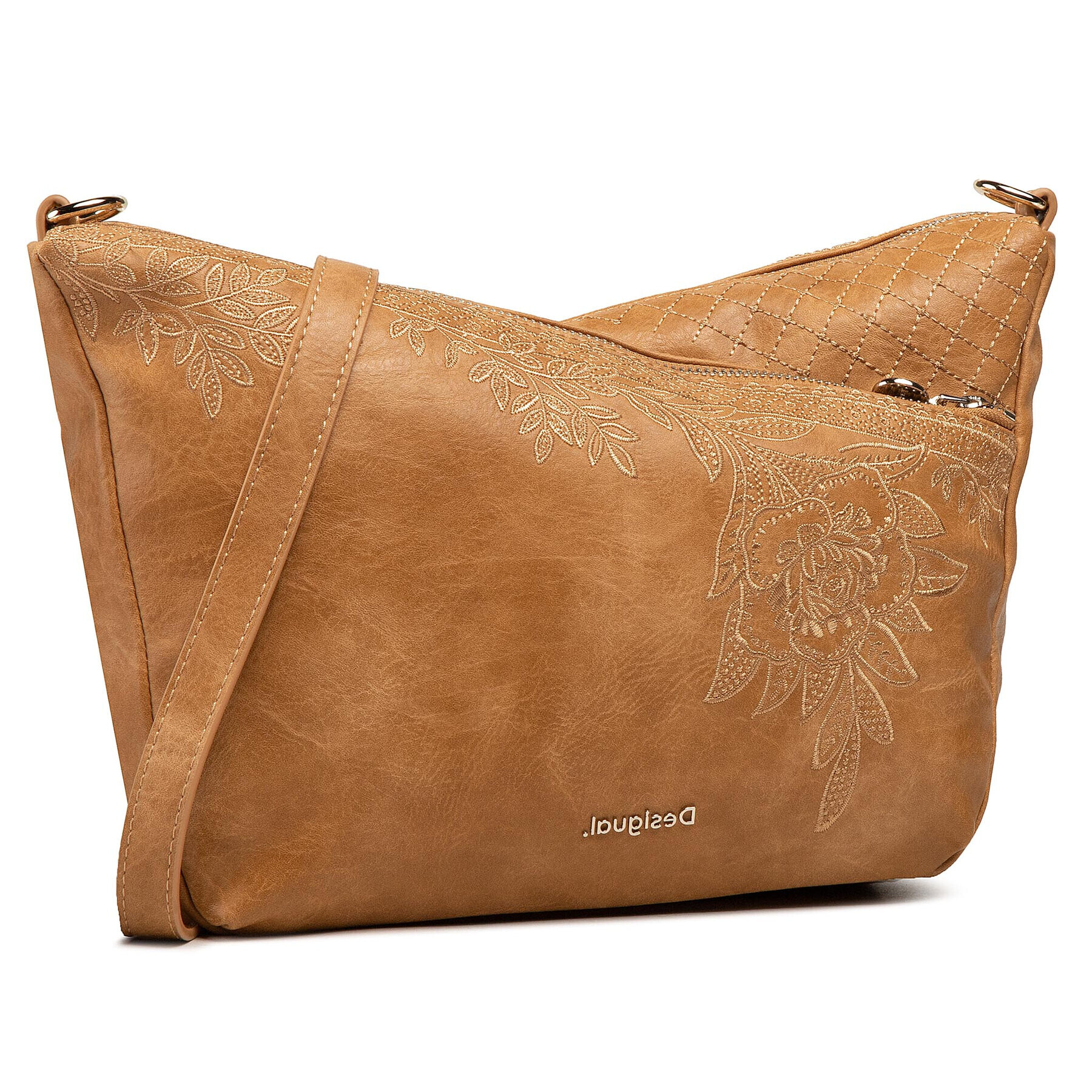 Desigual Дамска чанта 21SAXP13 Кафяв - Pepit.bg