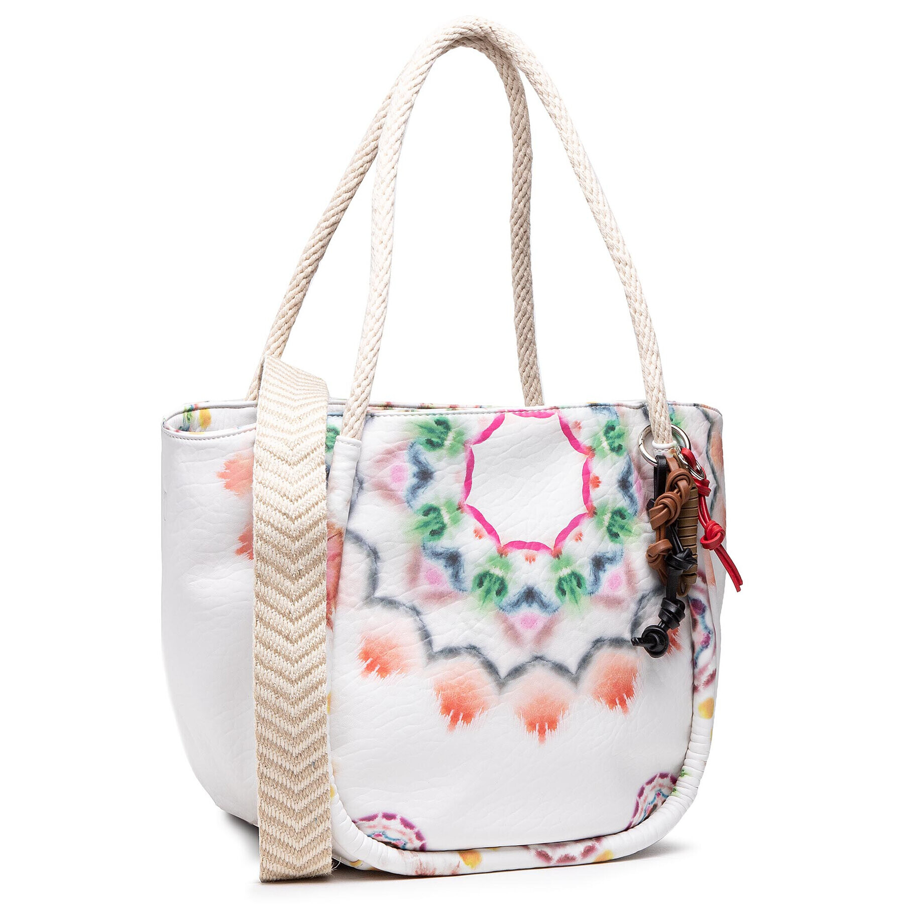 Desigual Дамска чанта 21SAXPAT Бял - Pepit.bg