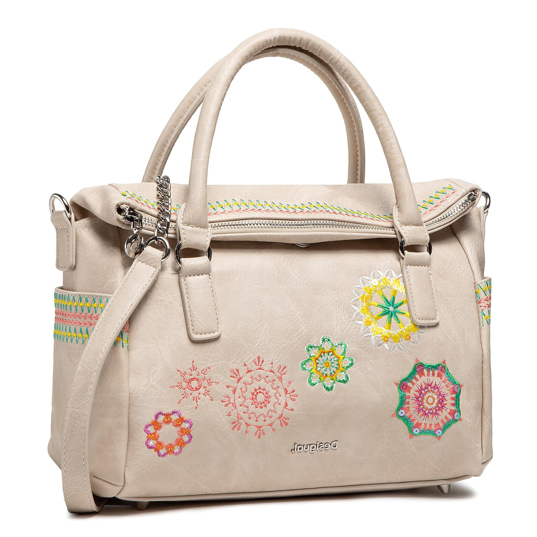 Desigual Дамска чанта 21SAXPAV Бежов - Pepit.bg