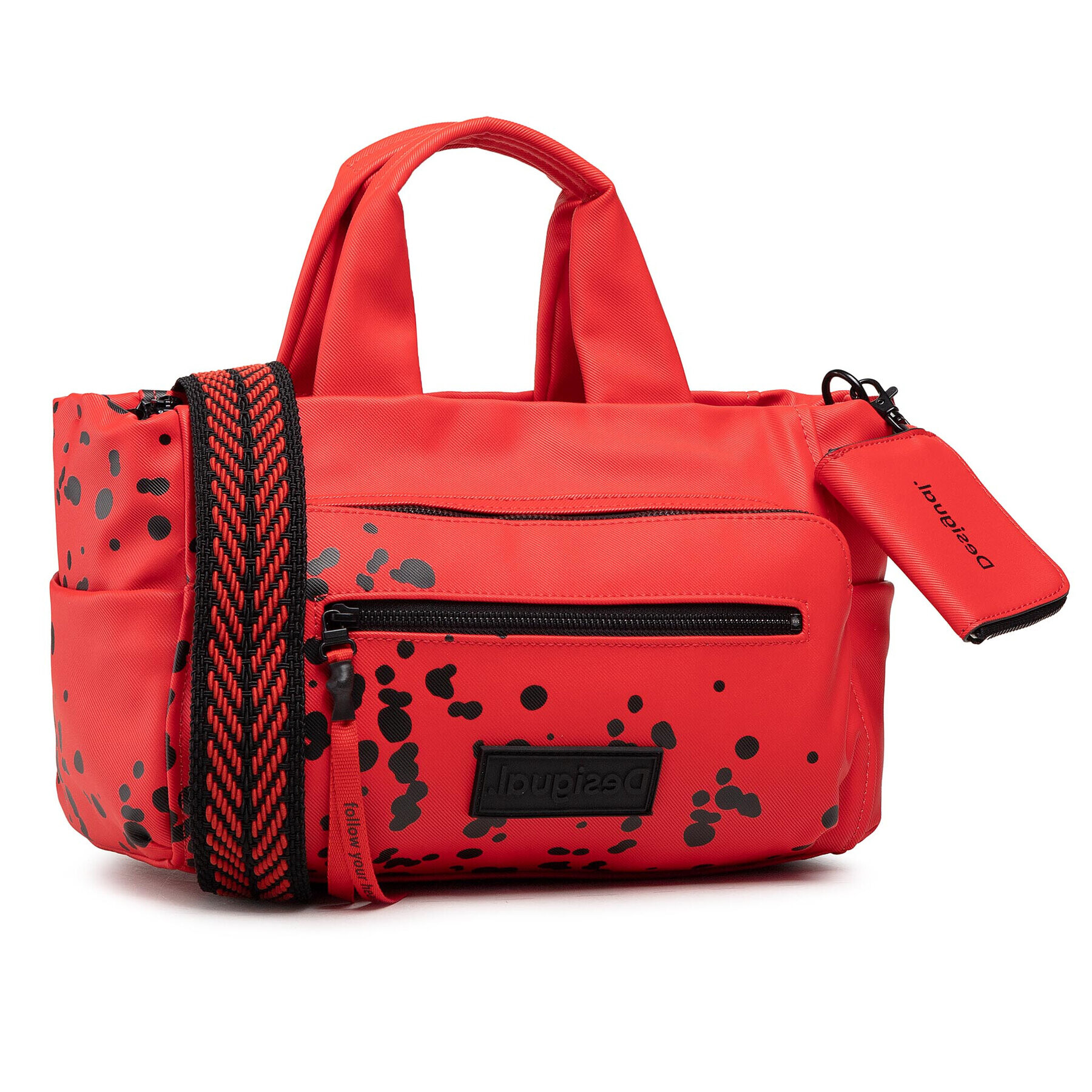 Desigual Дамска чанта 21SAXPC0 Червен - Pepit.bg