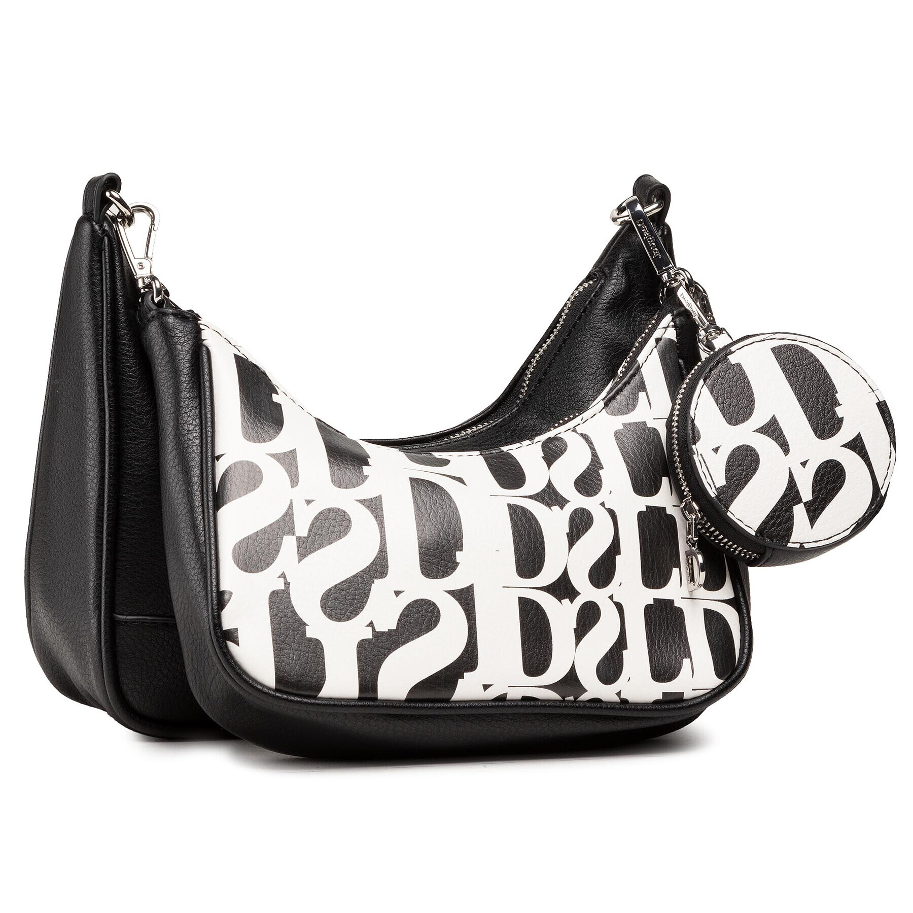 Desigual Дамска чанта 21SAXPCT Черен - Pepit.bg