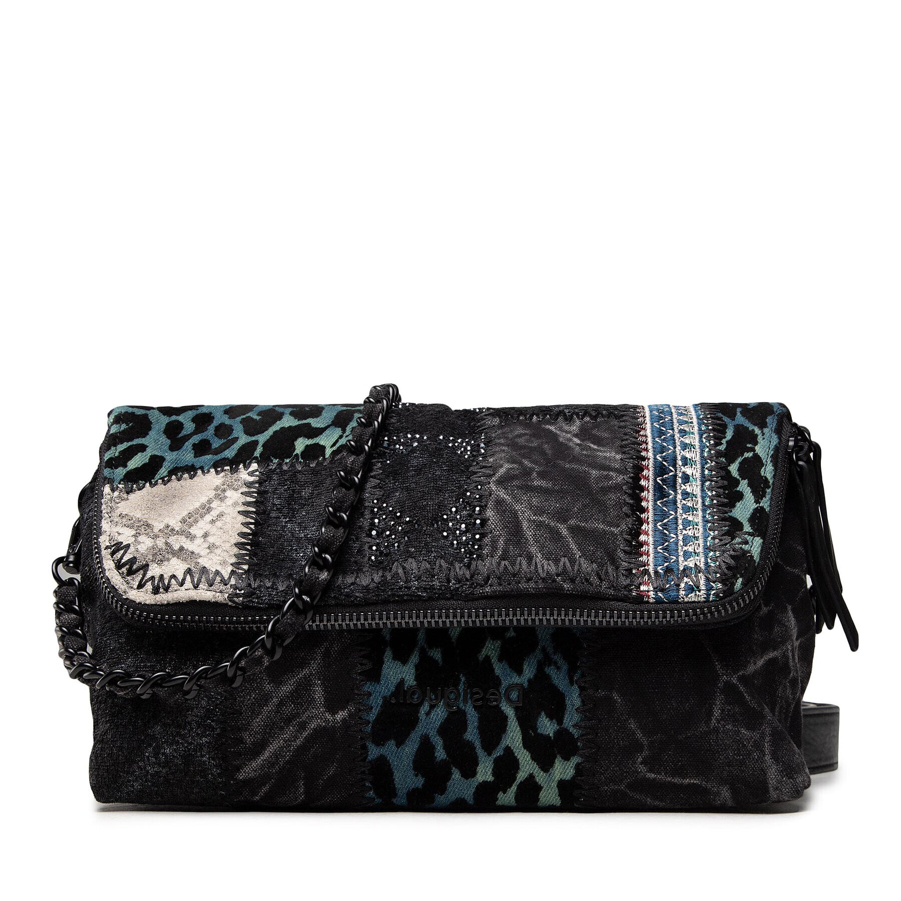 Desigual Дамска чанта 21WAXA13 Черен - Pepit.bg