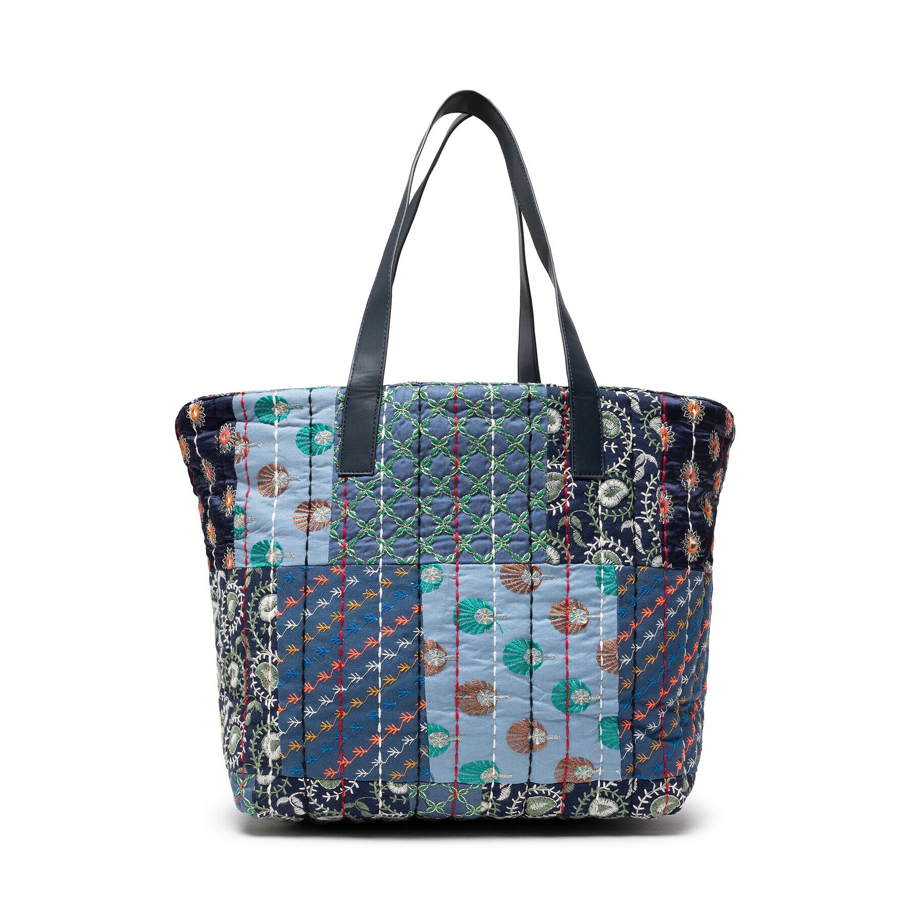 Desigual Дамска чанта 21WAXA25 Тъмносин - Pepit.bg