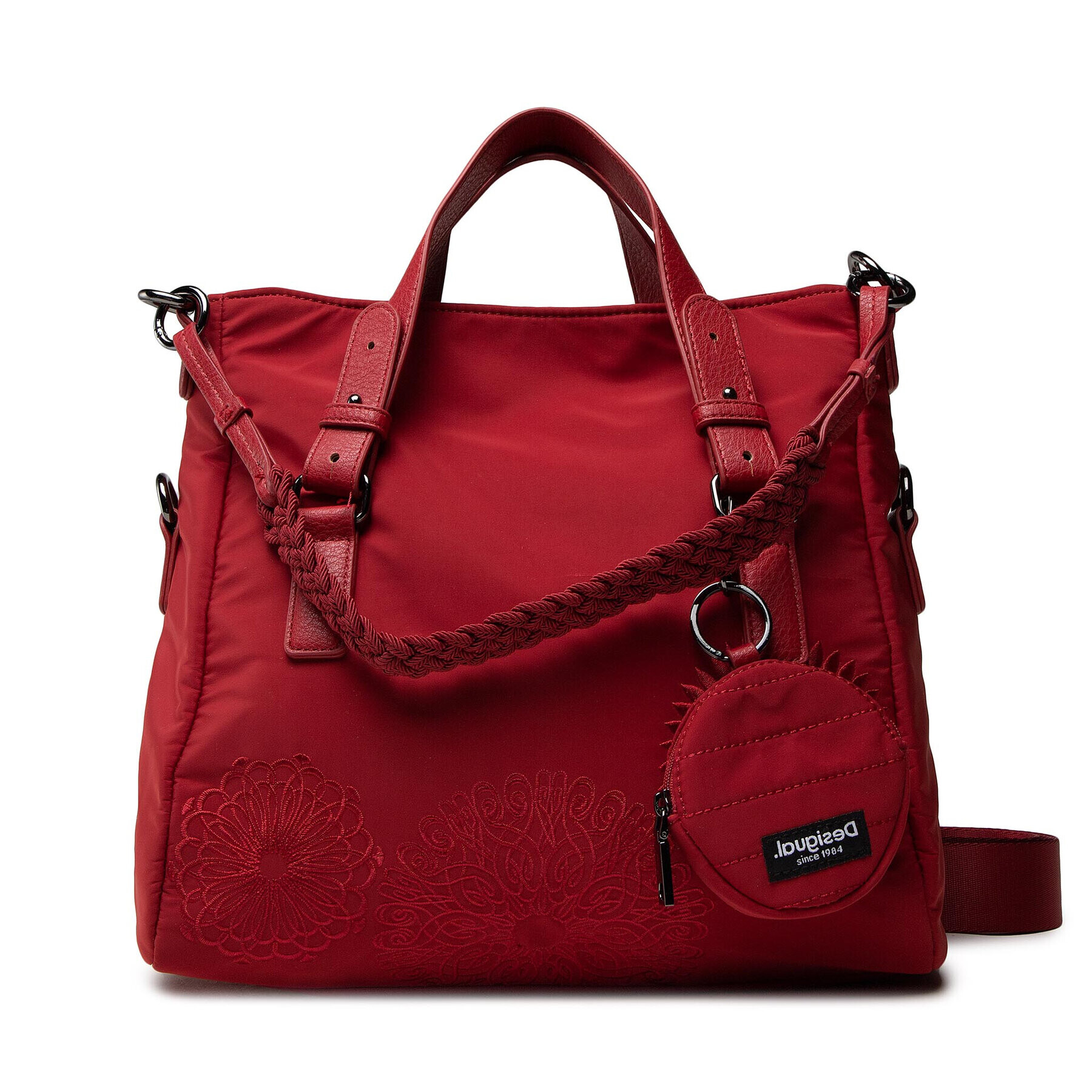 Desigual Дамска чанта 21WAXA34 Бордо - Pepit.bg