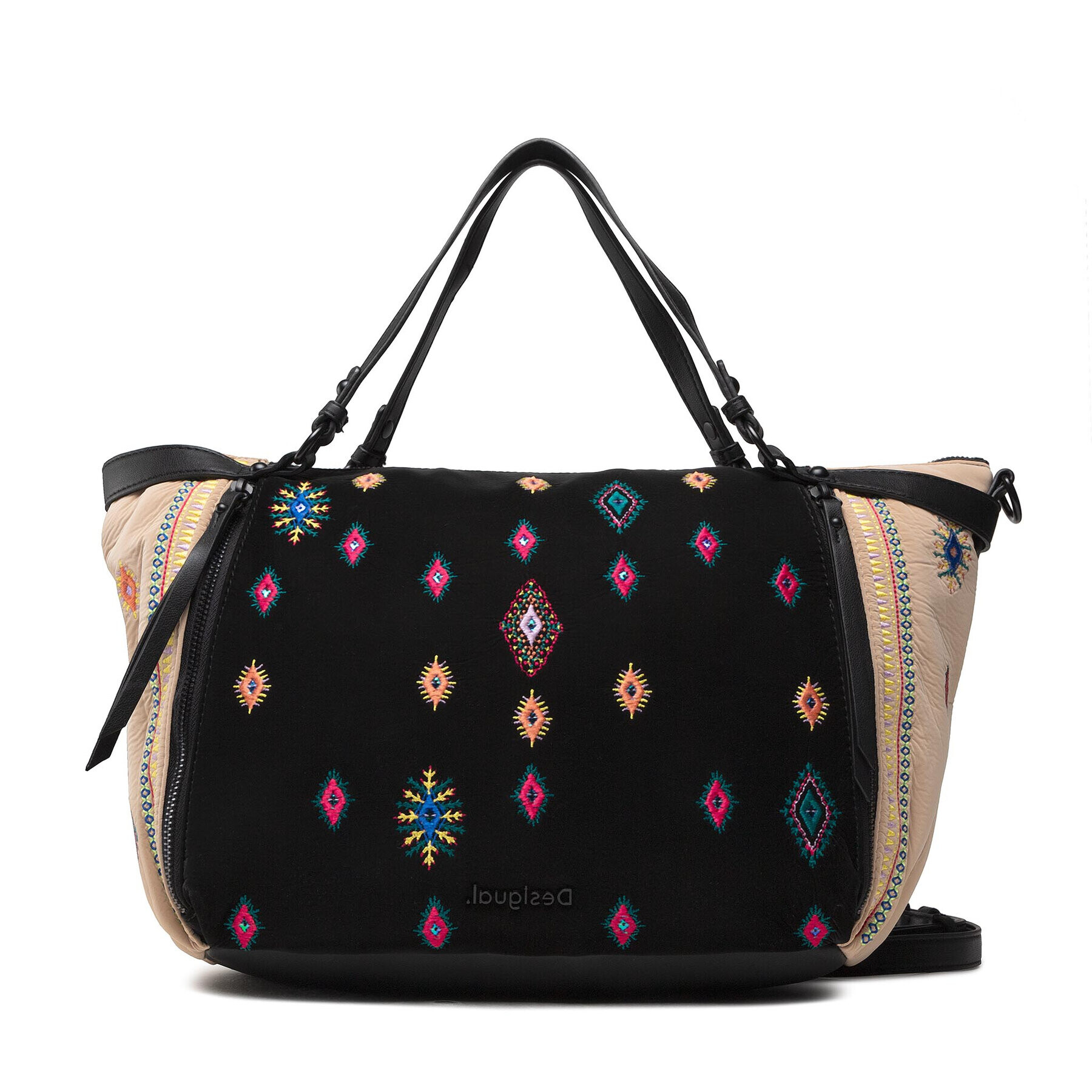 Desigual Дамска чанта 21WAXA42 Черен - Pepit.bg