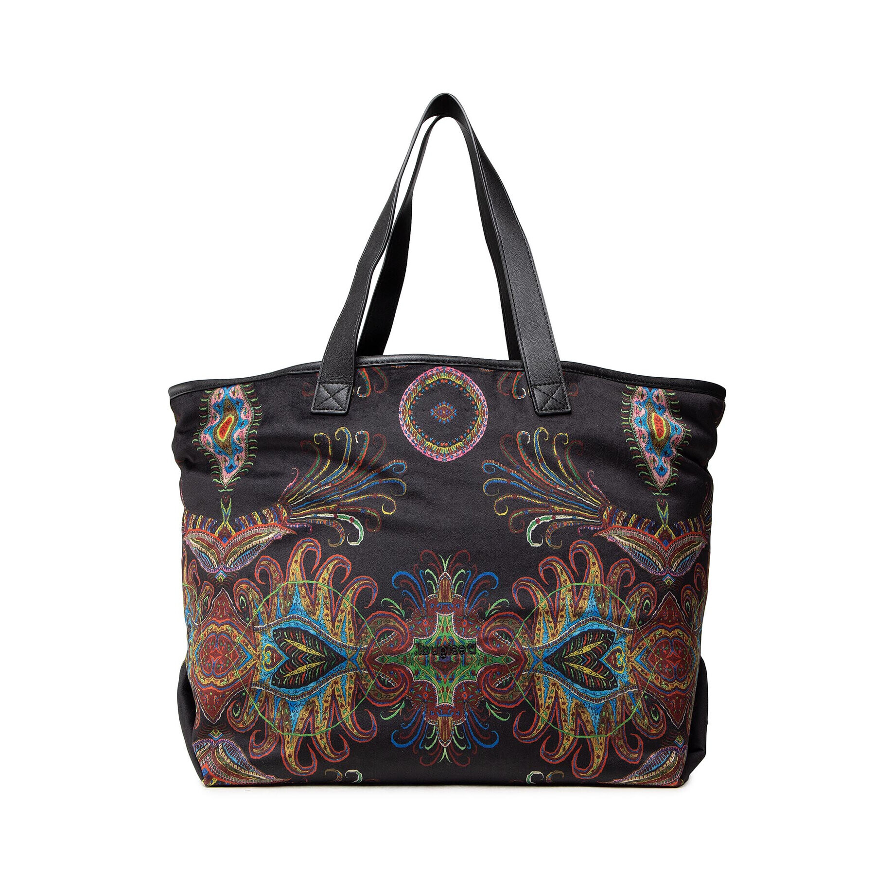 Desigual Дамска чанта 21WAXA75 Черен - Pepit.bg