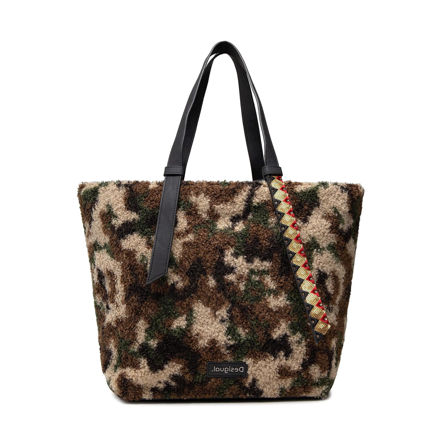 Desigual Дамска чанта 21WAXA81 Зелен - Pepit.bg