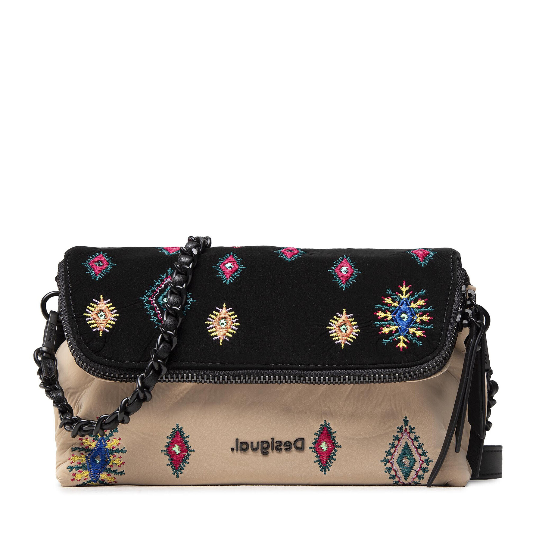 Desigual Дамска чанта 21WAXA84 Черен - Pepit.bg