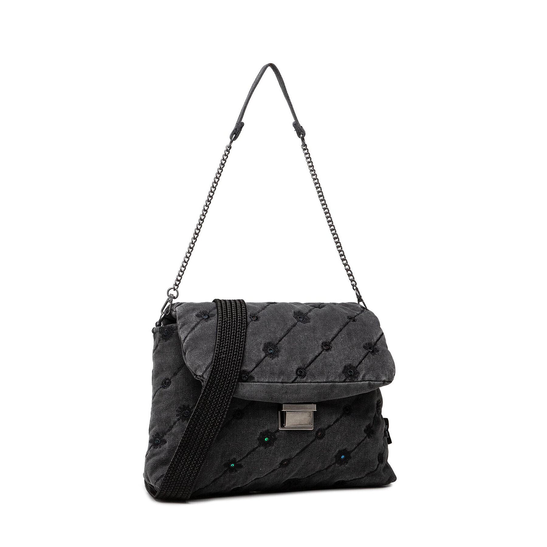Desigual Дамска чанта 21WAXD02 Черен - Pepit.bg