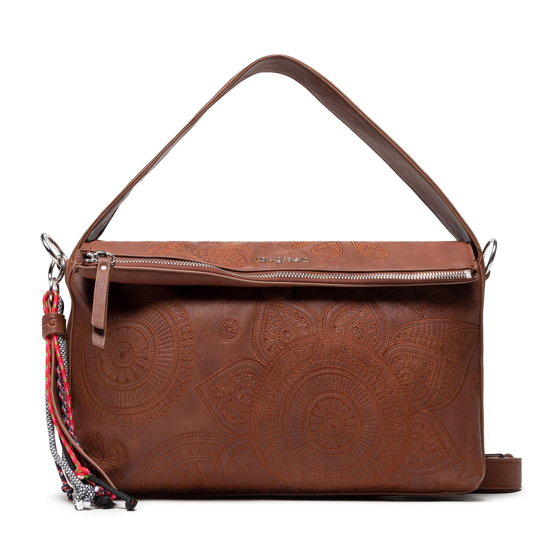Desigual Дамска чанта 21WAXP40 Кафяв - Pepit.bg