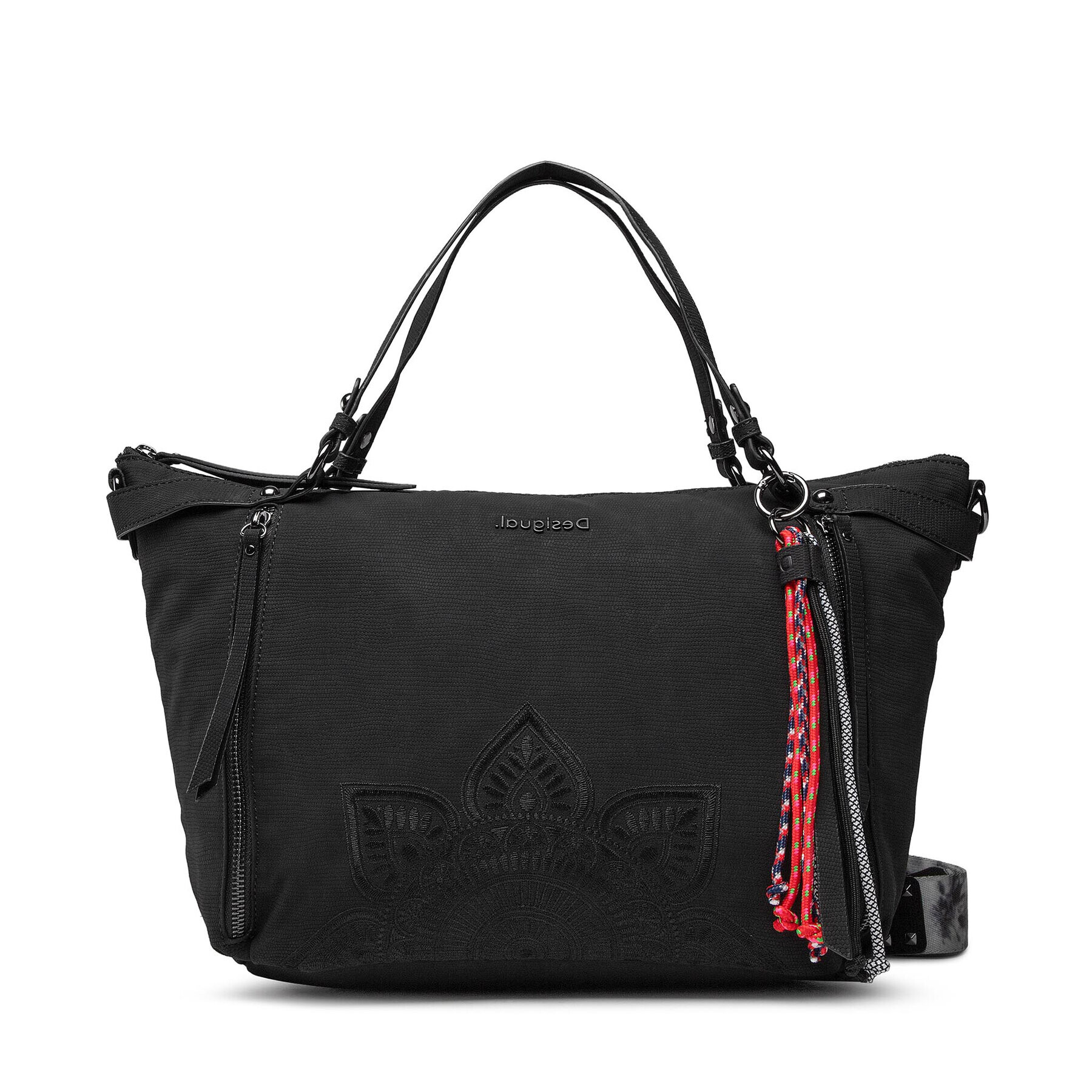 Desigual Дамска чанта 21WAXP56 Черен - Pepit.bg