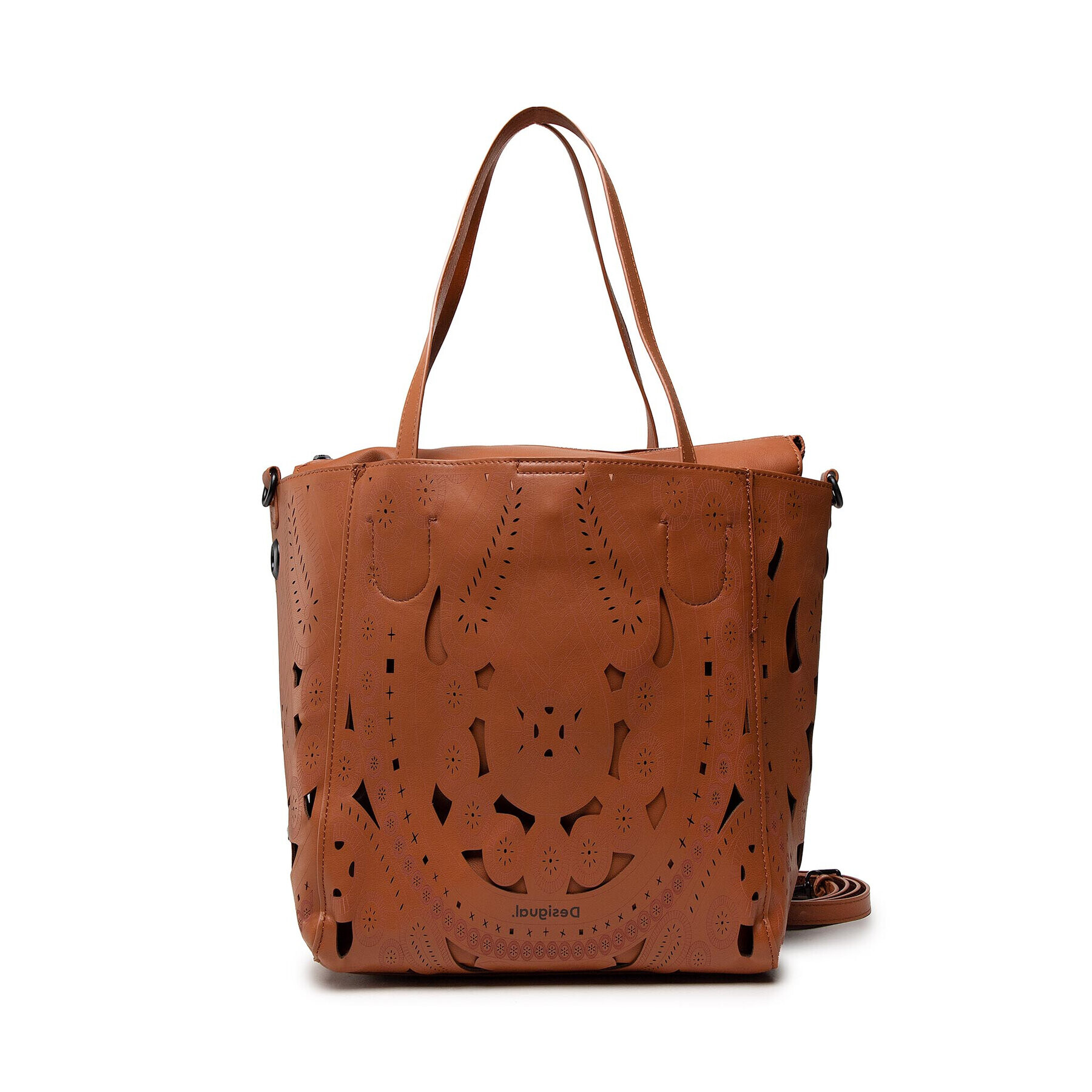 Desigual Дамска чанта 21WAXP61 Кафяв - Pepit.bg