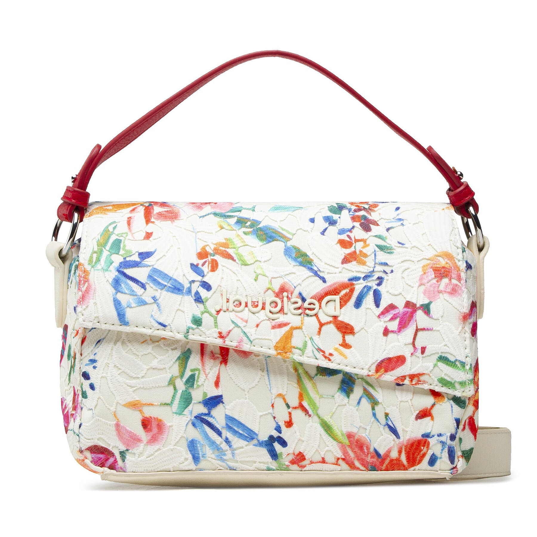 Desigual Дамска чанта 22SAXA27 Бял - Pepit.bg