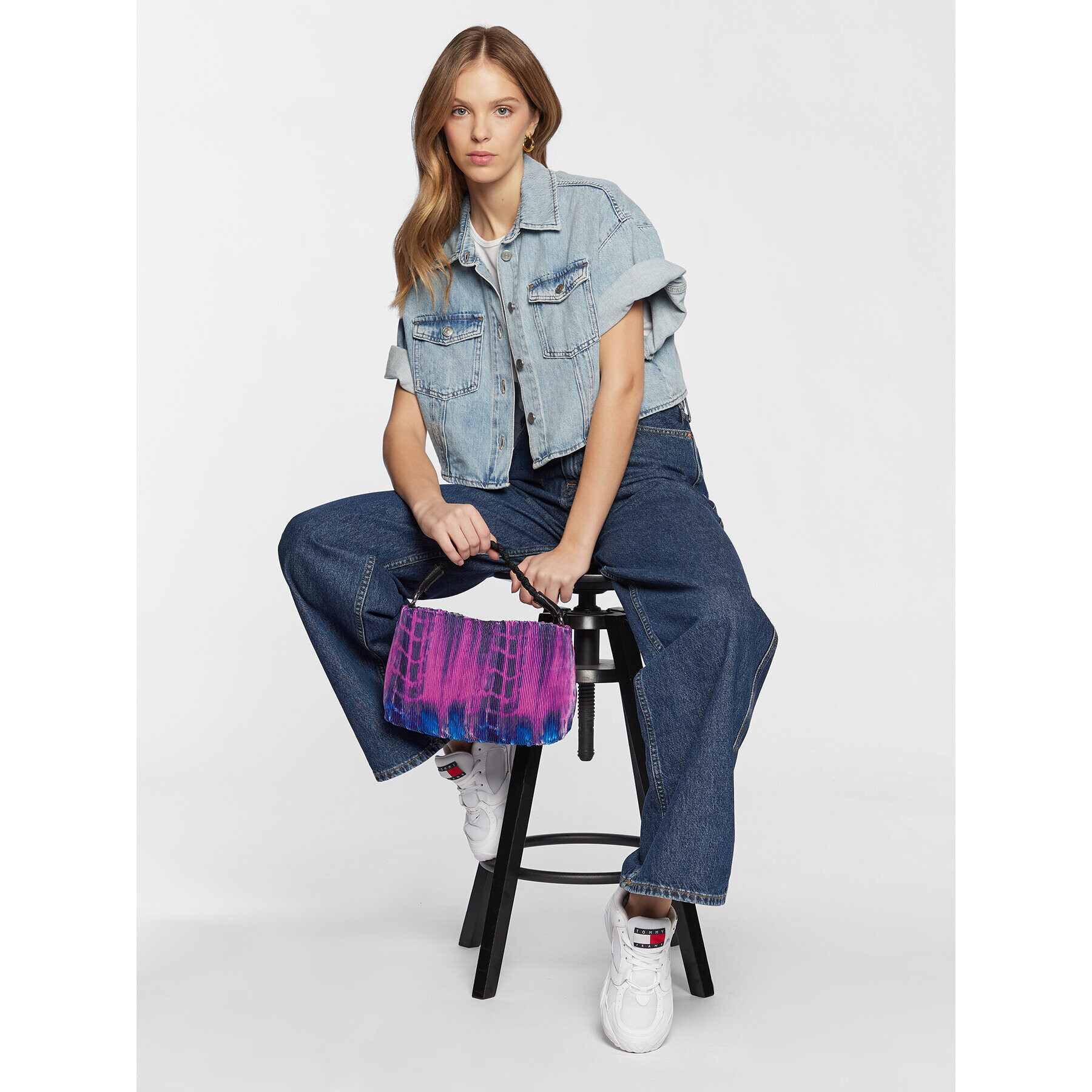 Desigual Дамска чанта 22SAXA48 Цветен - Pepit.bg