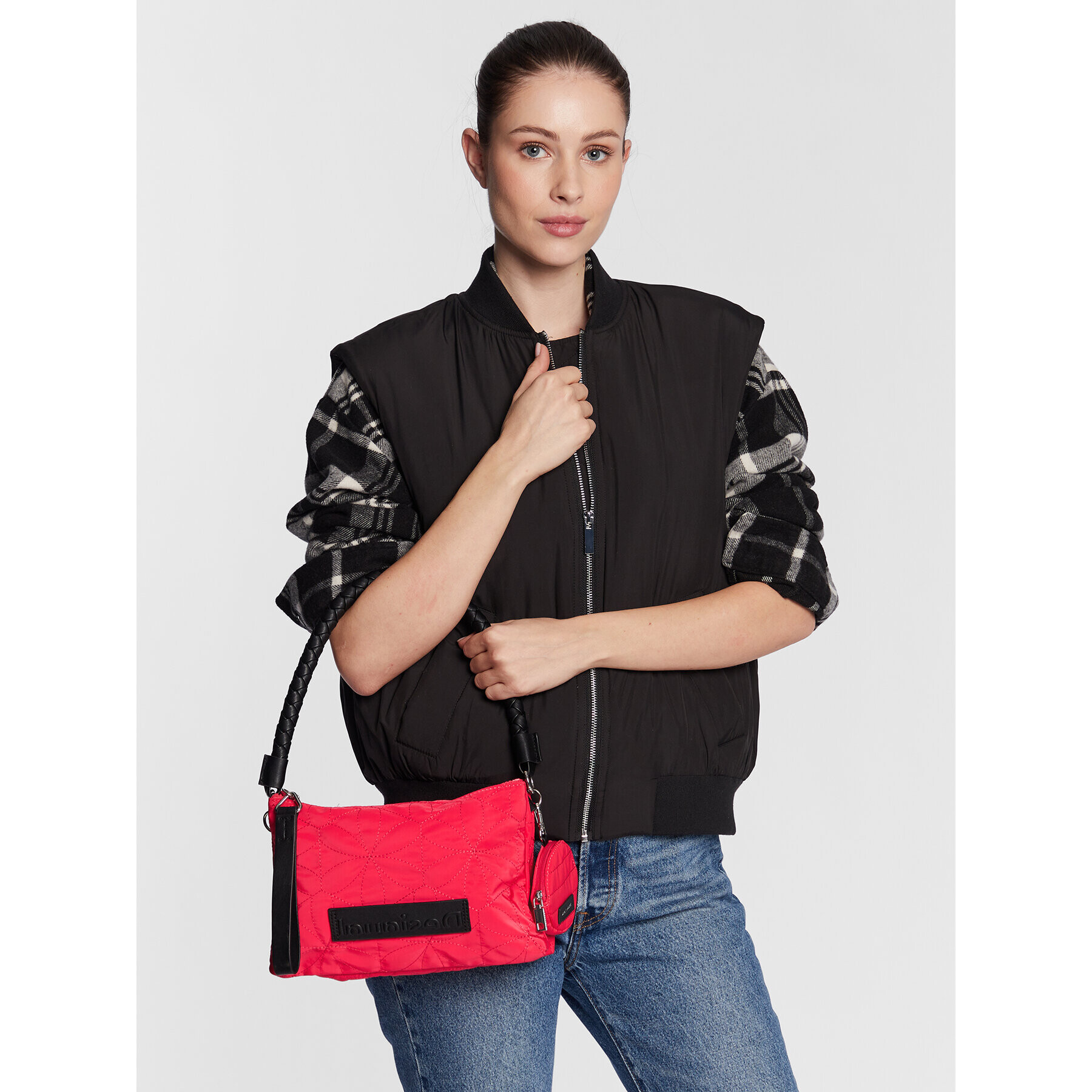 Desigual Дамска чанта 22SAXA86 Розов - Pepit.bg