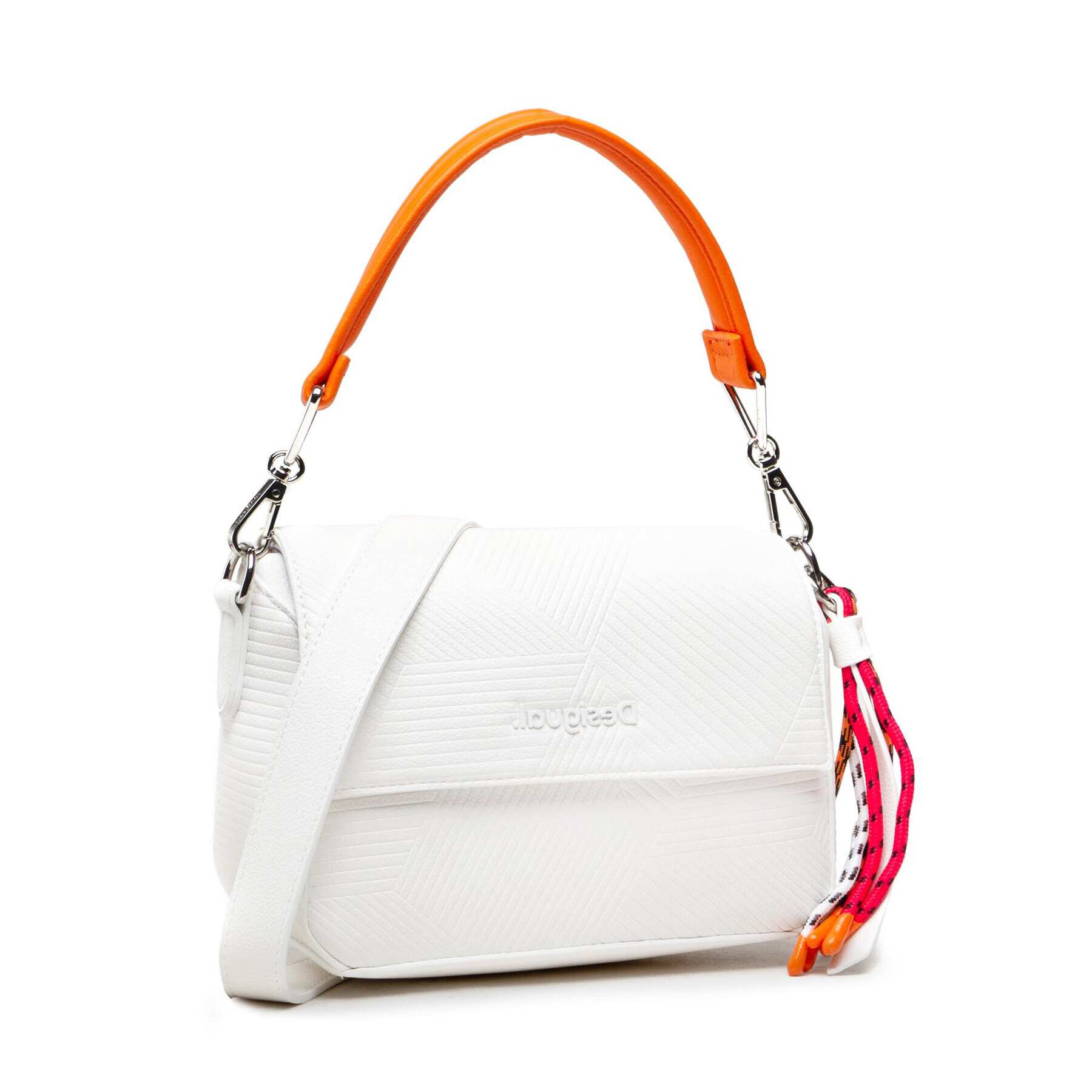 Desigual Дамска чанта 22SAXP08 Бял - Pepit.bg
