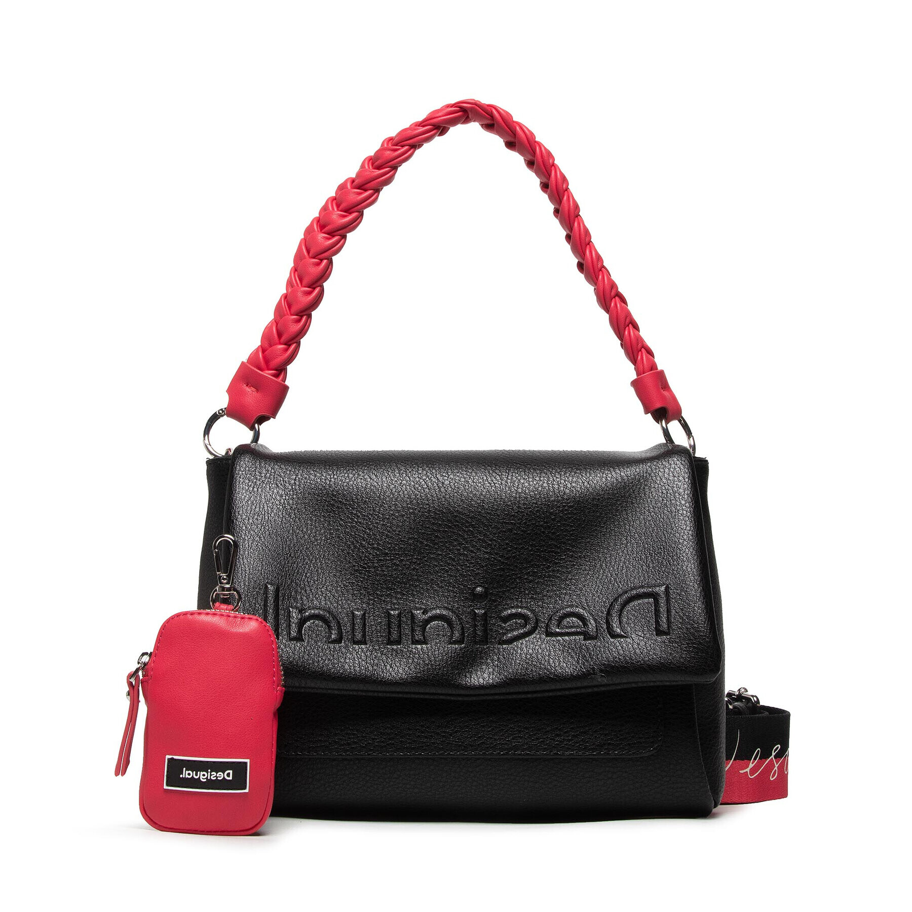 Desigual Дамска чанта 22SAXP31 Черен - Pepit.bg