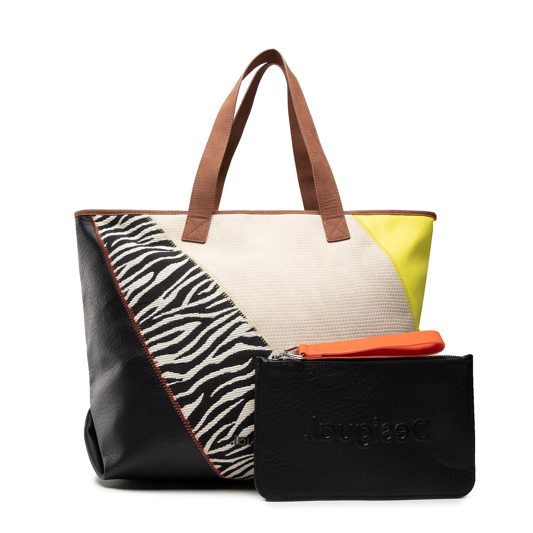 Desigual Дамска чанта 22SAXP42 Цветен - Pepit.bg