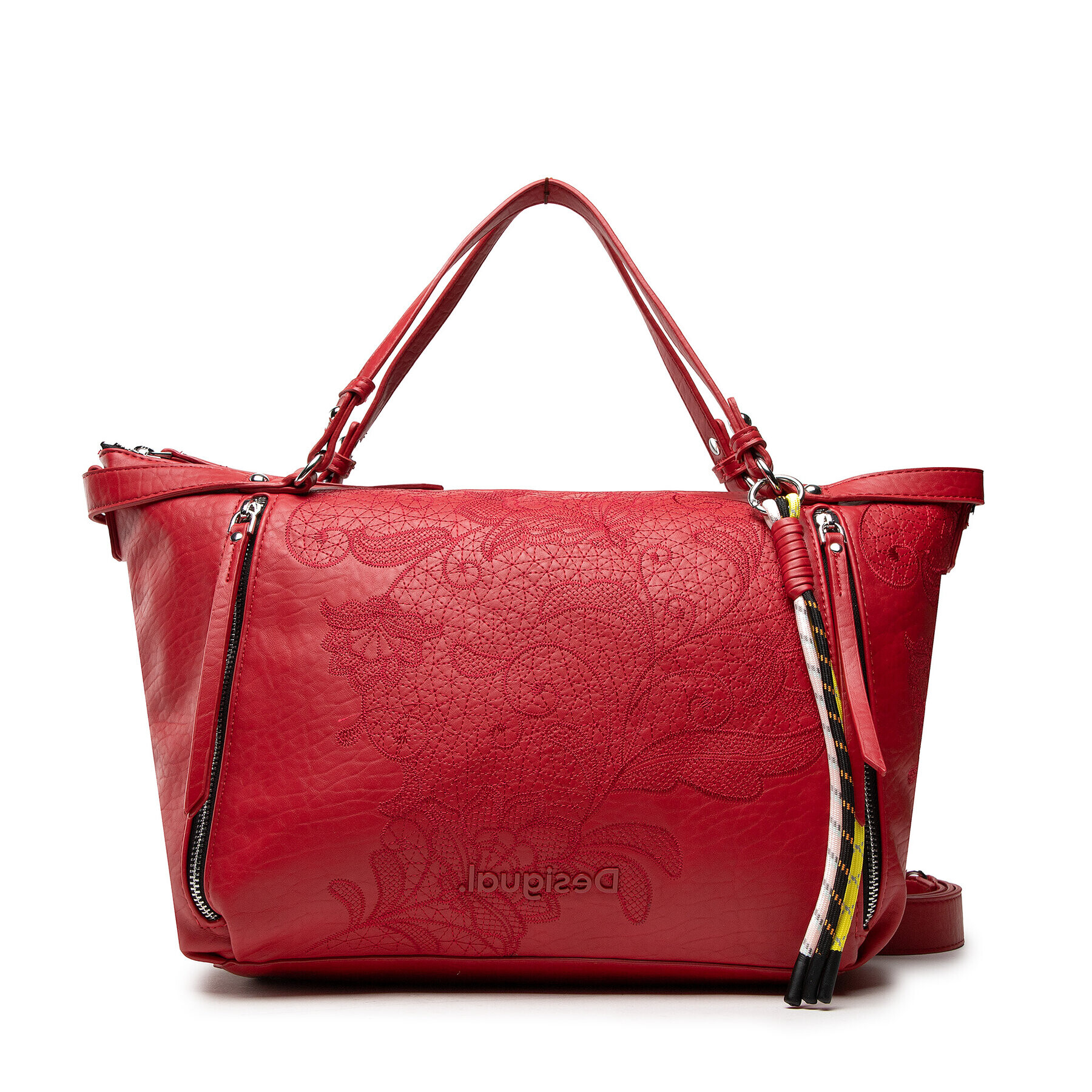 Desigual Дамска чанта 22SAXP46 Червен - Pepit.bg