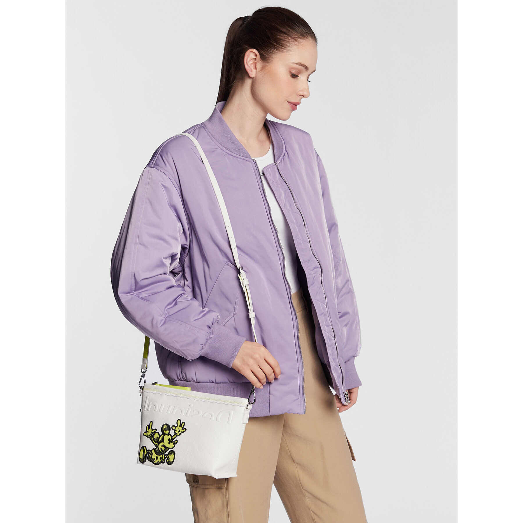 Desigual Дамска чанта 22SAXP47 Бежов - Pepit.bg