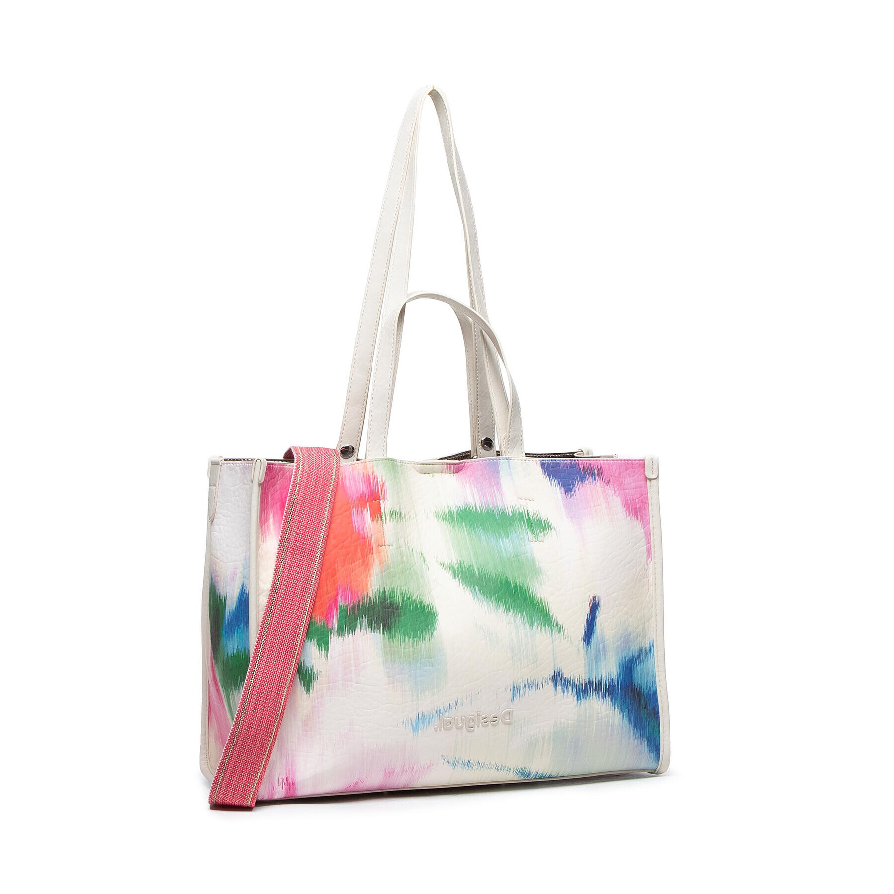 Desigual Дамска чанта 22SAXP65 Бял - Pepit.bg