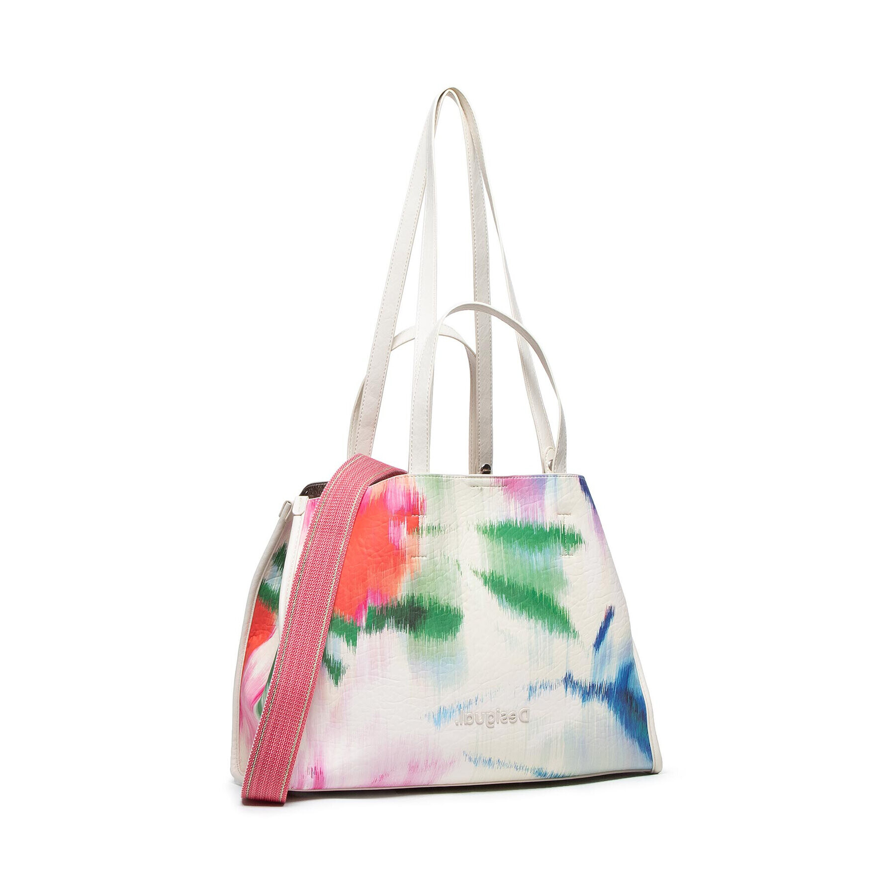 Desigual Дамска чанта 22SAXP65 Бял - Pepit.bg