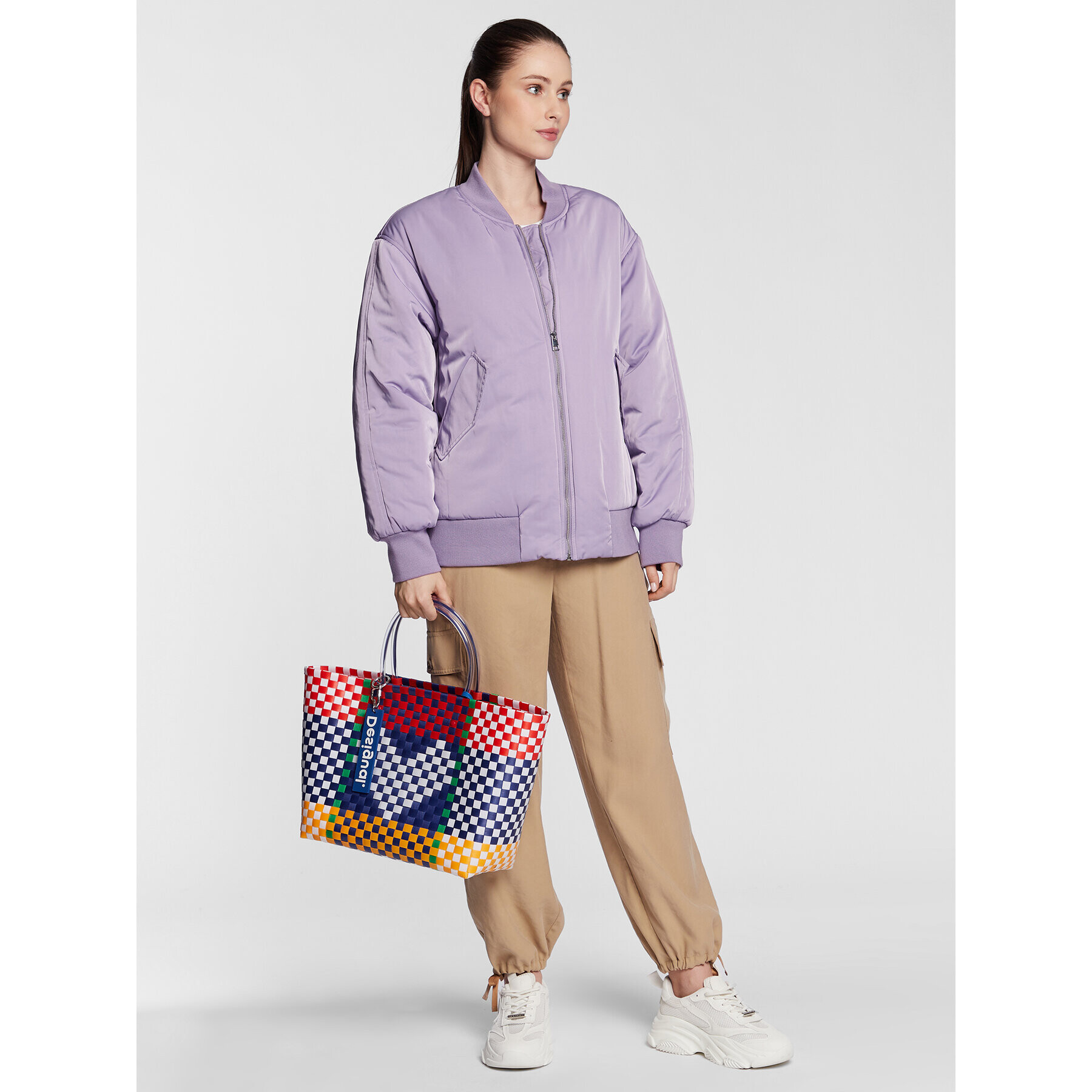Desigual Дамска чанта 22SAXP87 Цветен - Pepit.bg