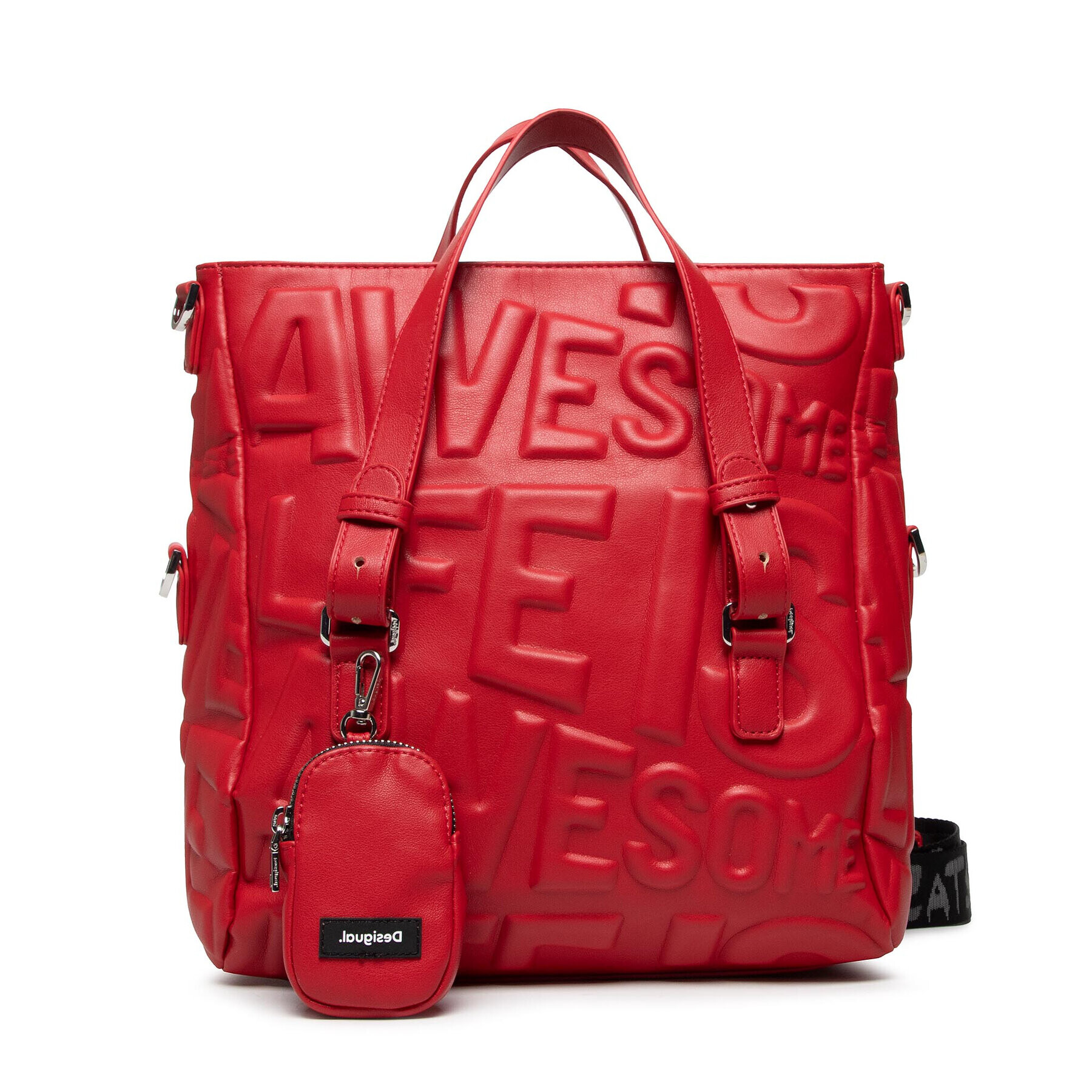 Desigual Дамска чанта 22SAXP98 Червен - Pepit.bg
