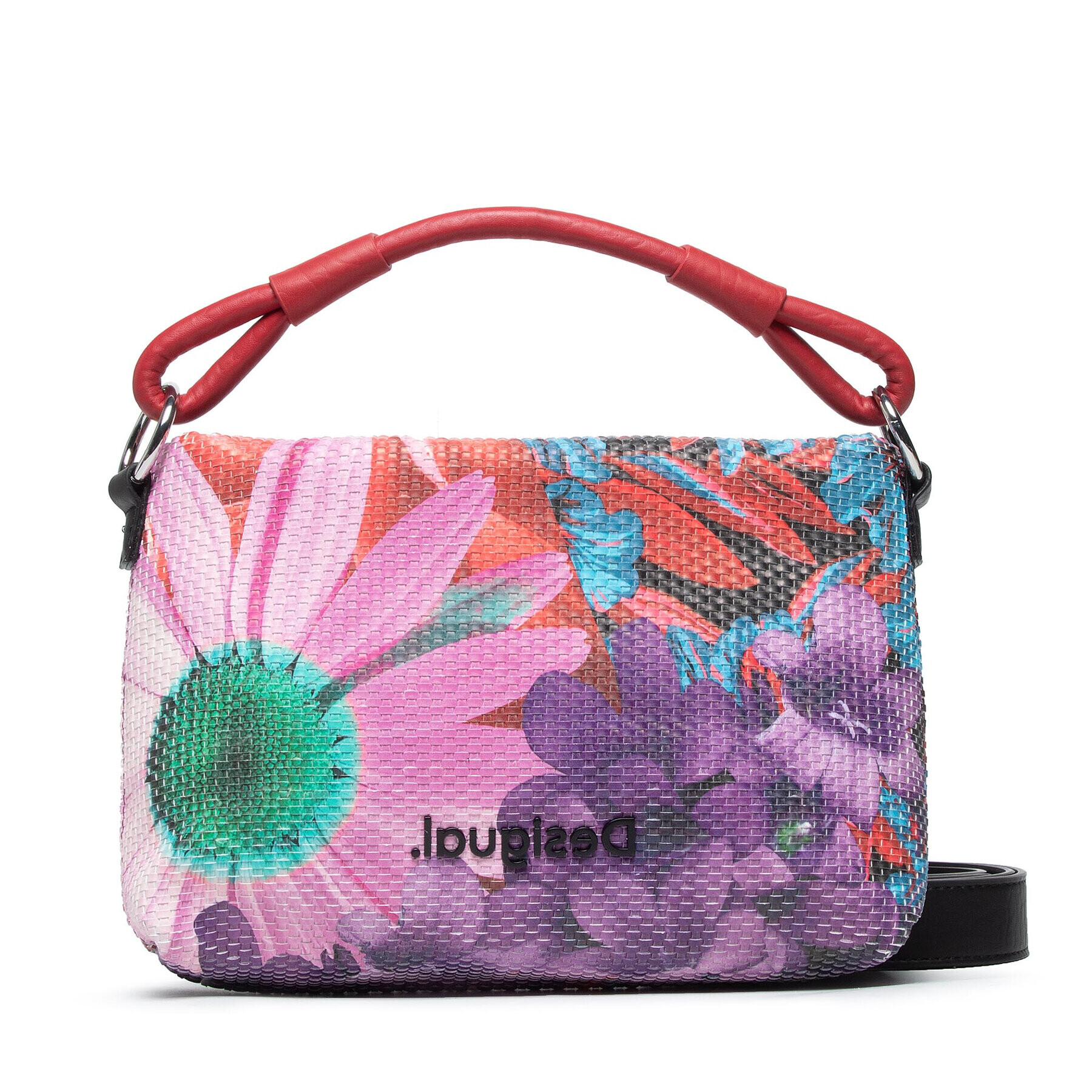Desigual Дамска чанта 22SAXPA6 Виолетов - Pepit.bg