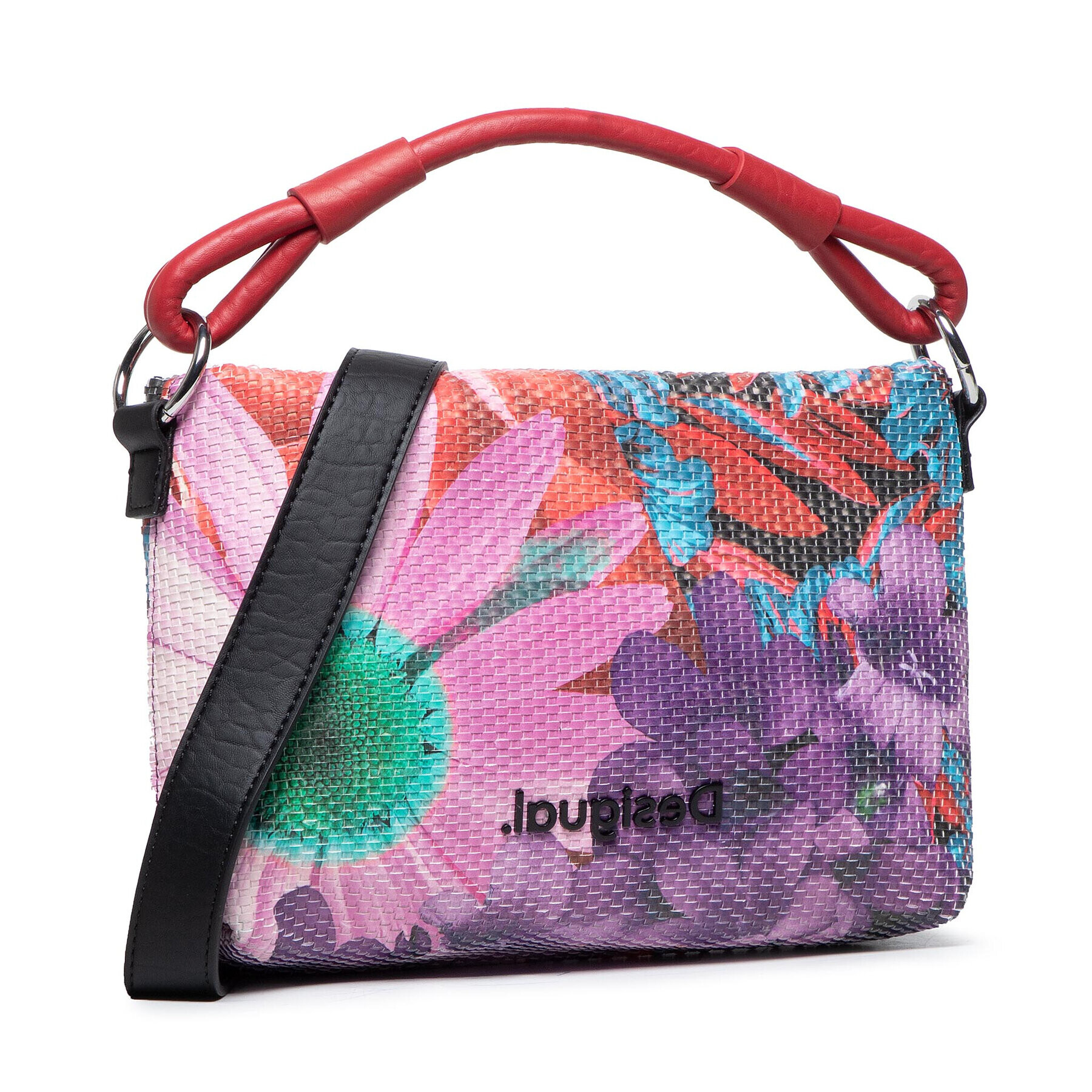 Desigual Дамска чанта 22SAXPA6 Виолетов - Pepit.bg