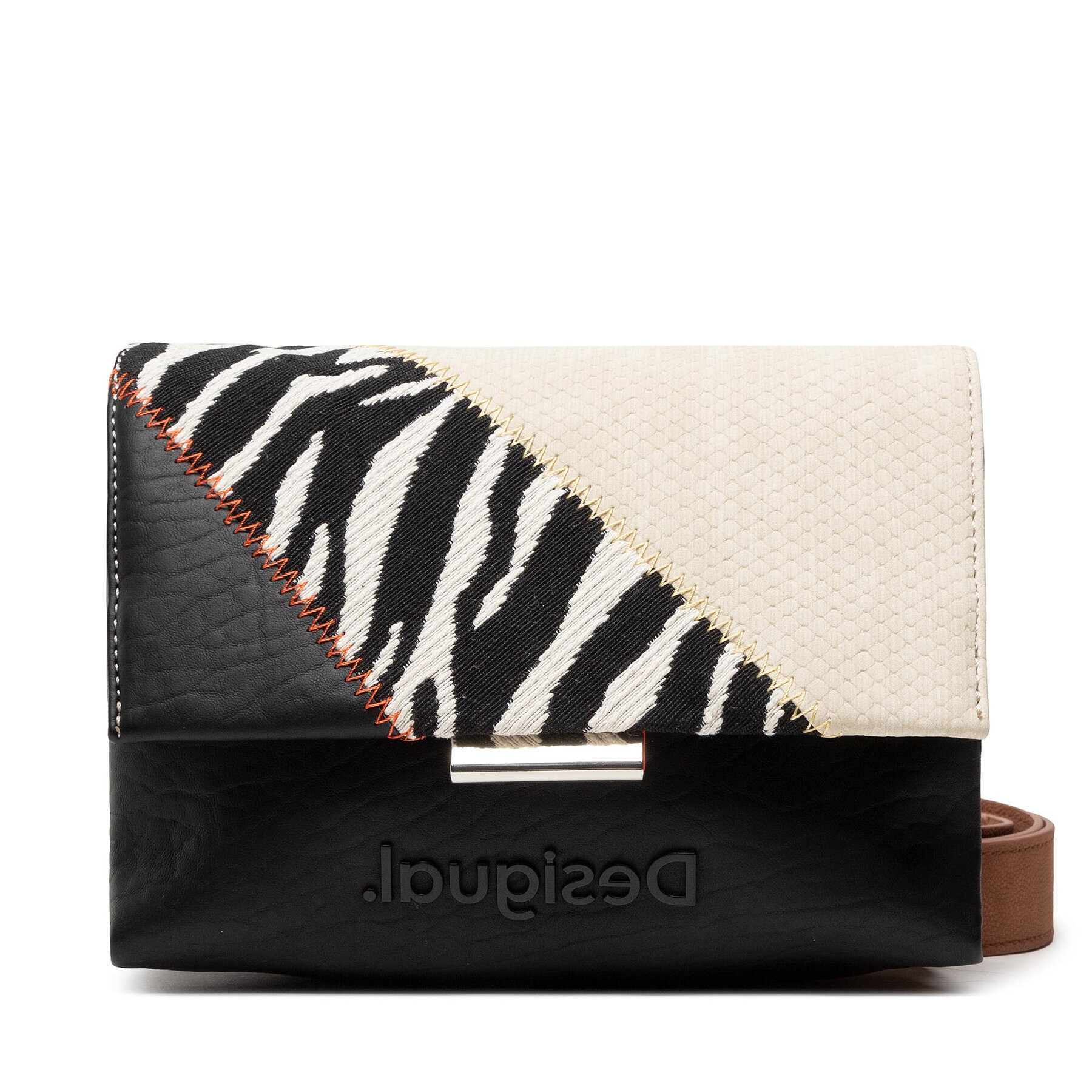 Desigual Дамска чанта 22SAXPA8 Черен - Pepit.bg