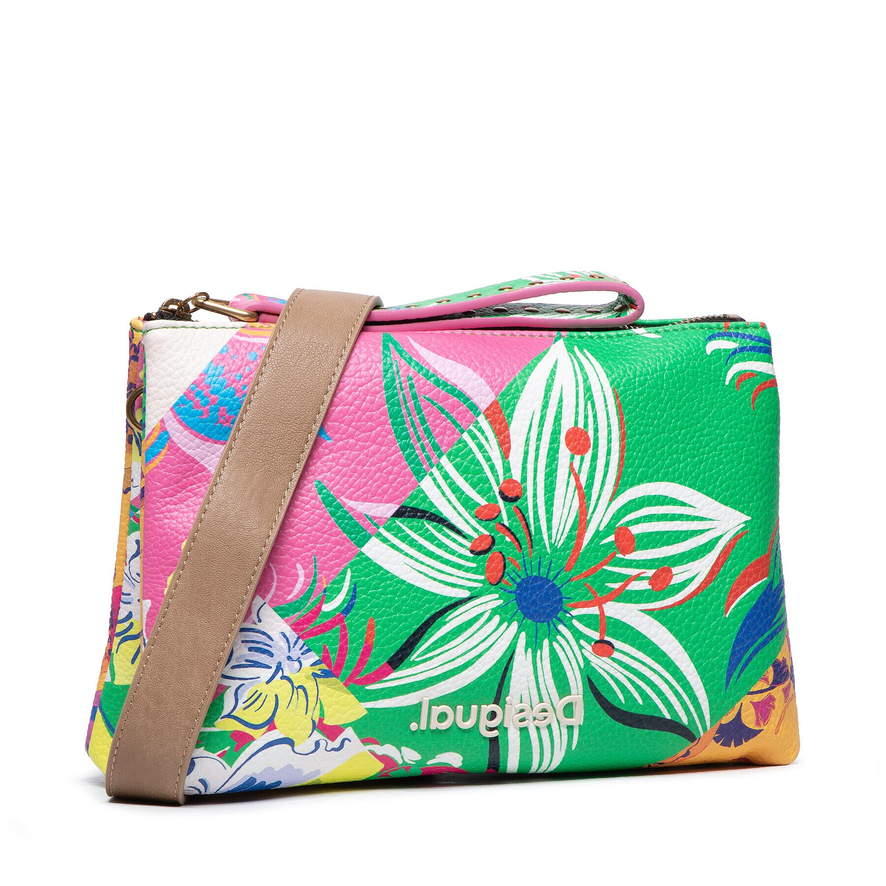 Desigual Дамска чанта 22SAXPAK Цветен - Pepit.bg