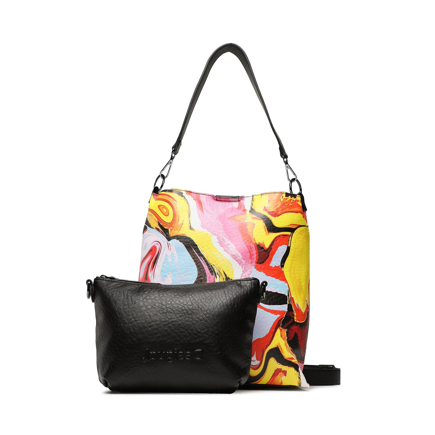 Desigual Дамска чанта 22WAXP18 Цветен - Pepit.bg