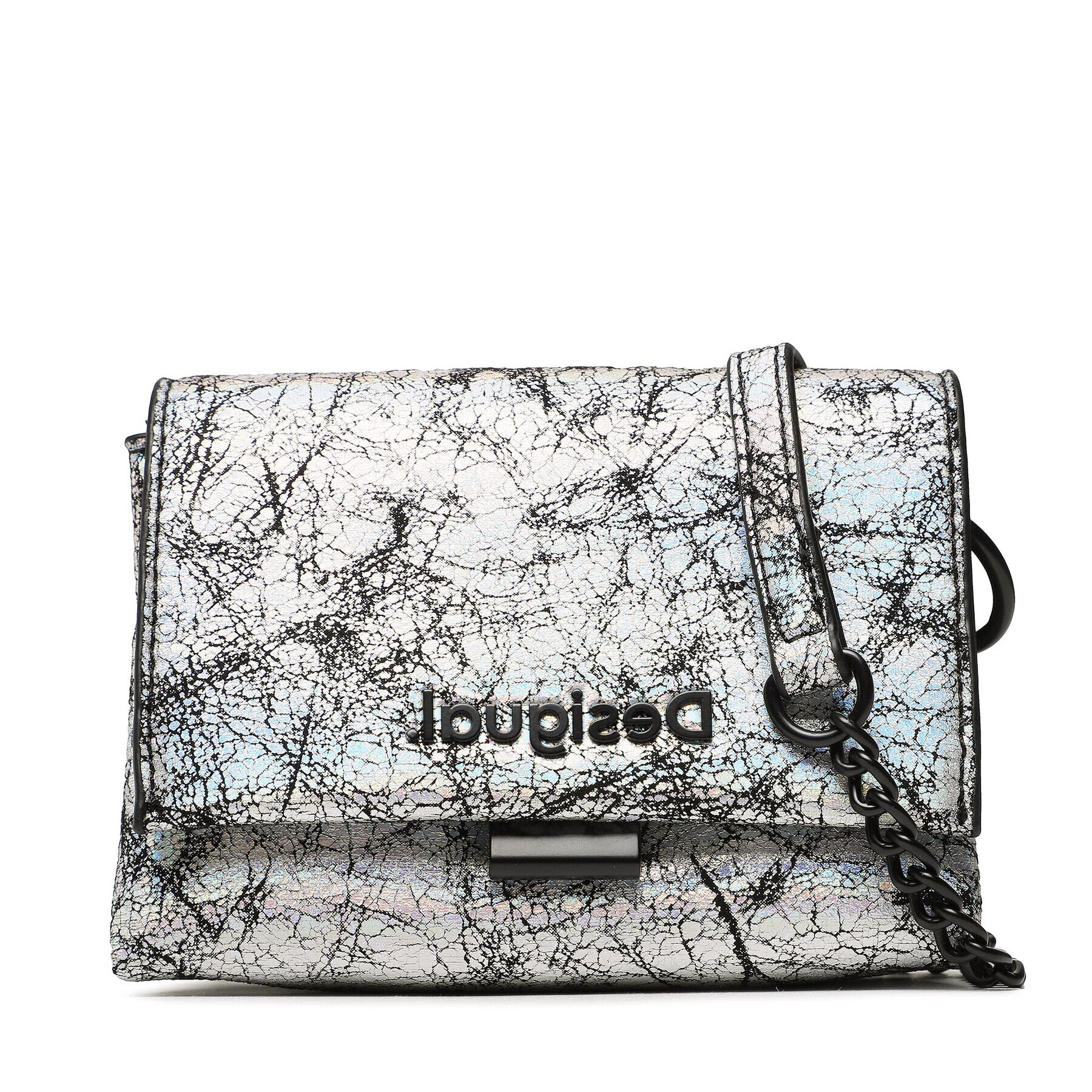 Desigual Дамска чанта 22WAXP97 Сребрист - Pepit.bg