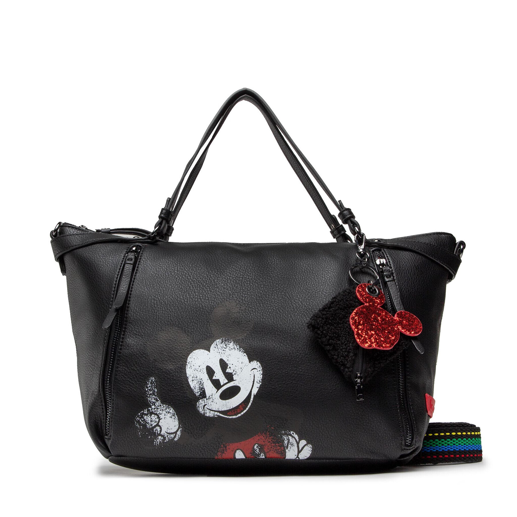 Desigual Дамска чанта 22WAXPB0 Черен - Pepit.bg