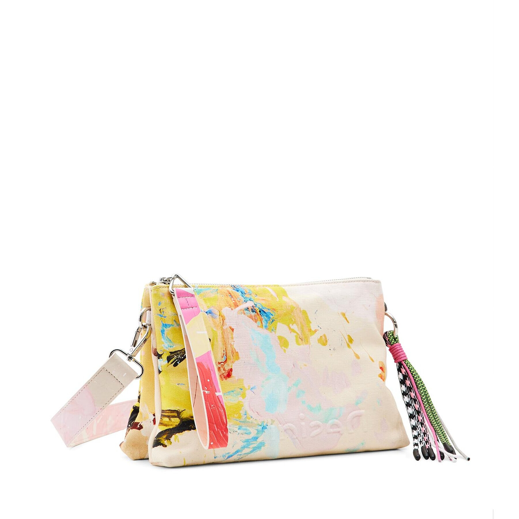 Desigual Дамска чанта 23SAXA92 Бял - Pepit.bg