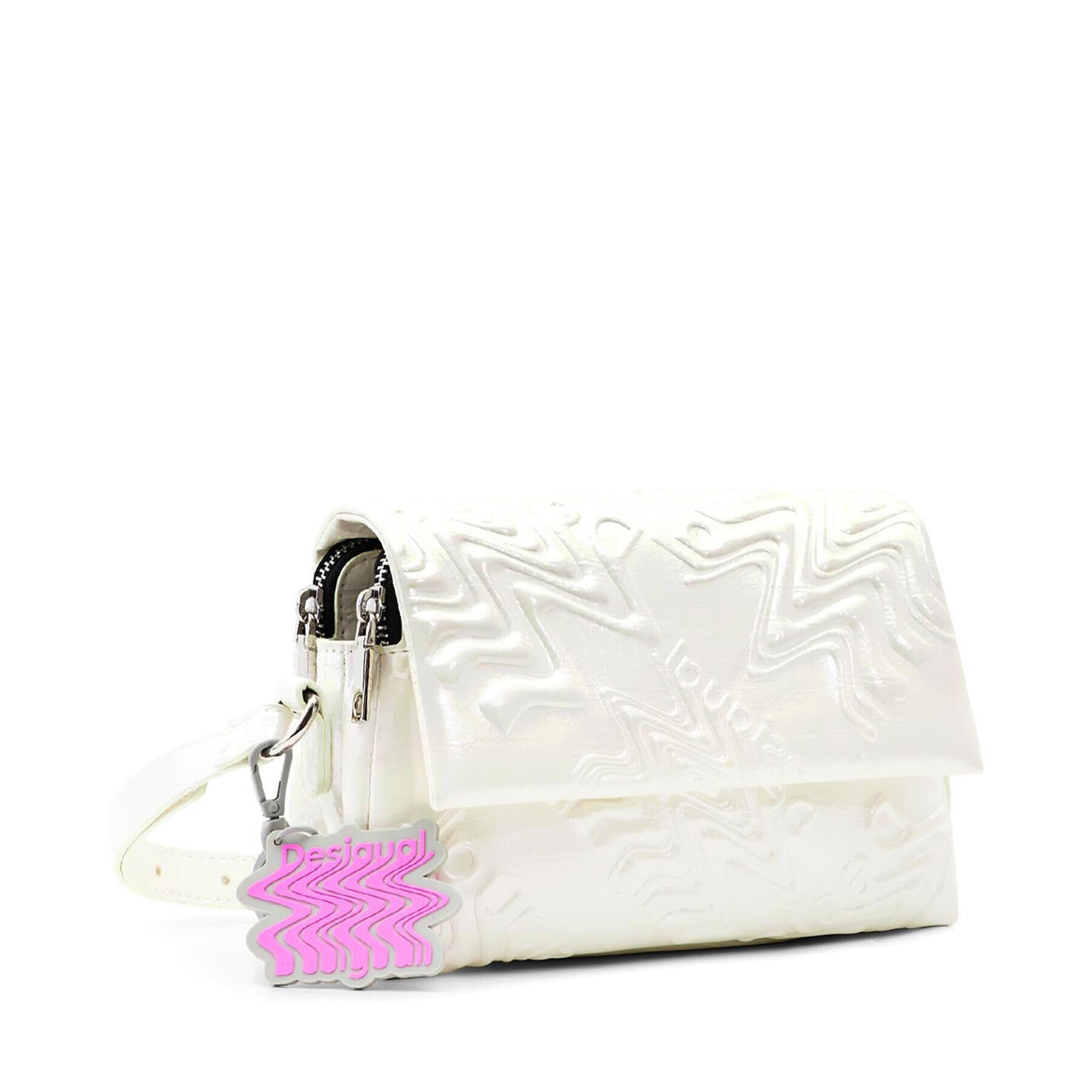 Desigual Дамска чанта 23SAXP47 Екрю - Pepit.bg