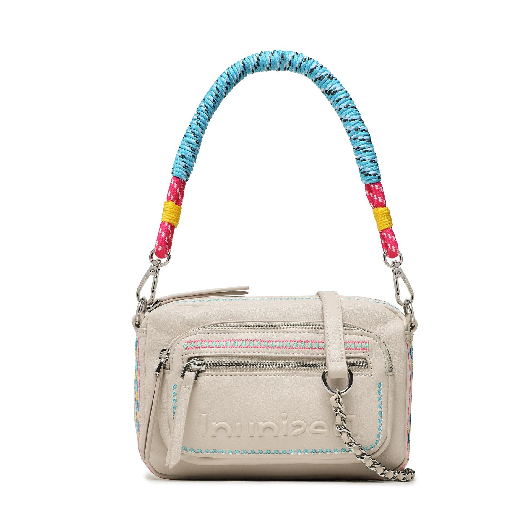 Desigual Дамска чанта 23SAXP67 Бежов - Pepit.bg